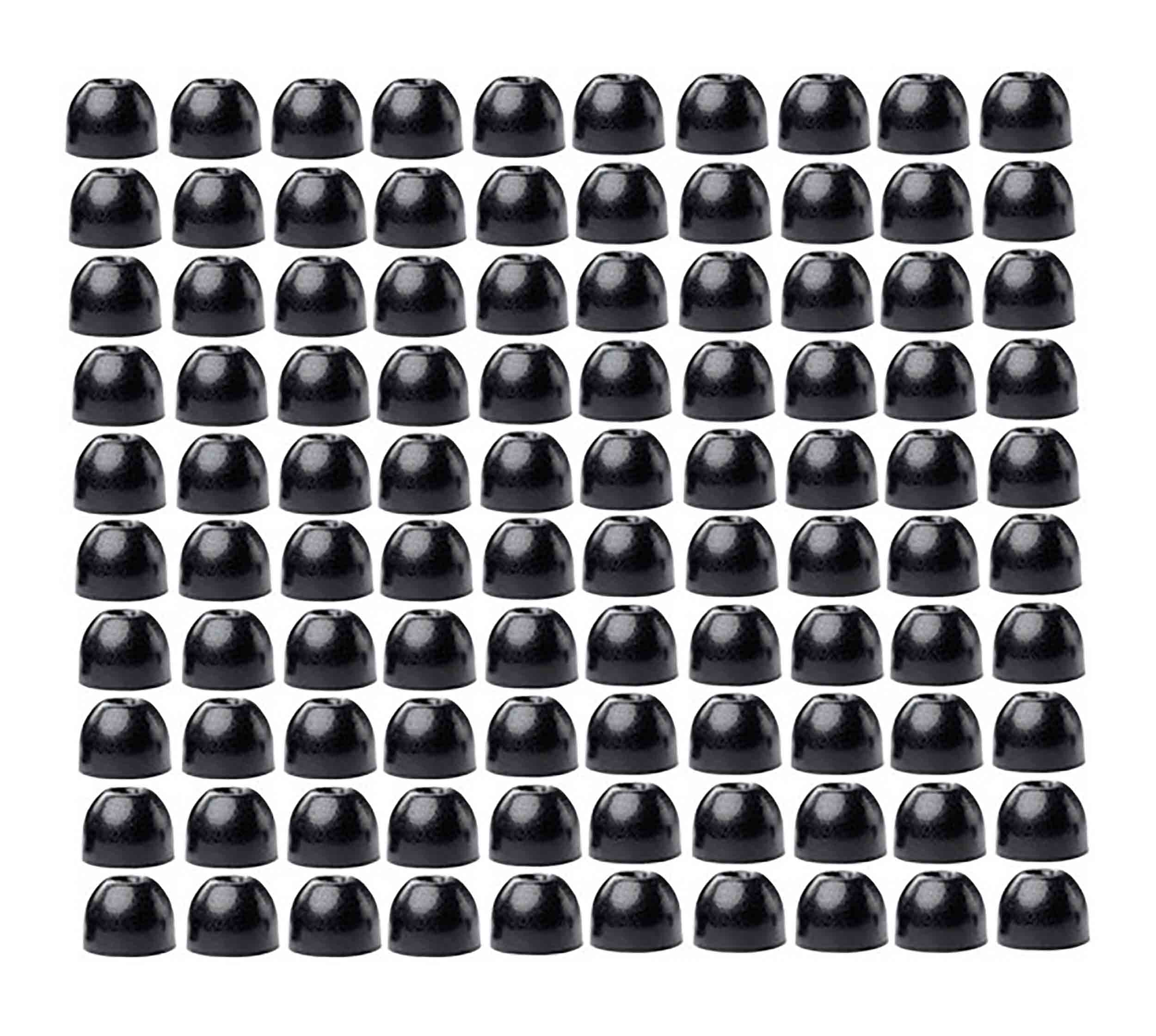 Shure EABKF1, Black Foam Sleeves for Shure Sound Isolation Earphones - 50 Pairs by Shure