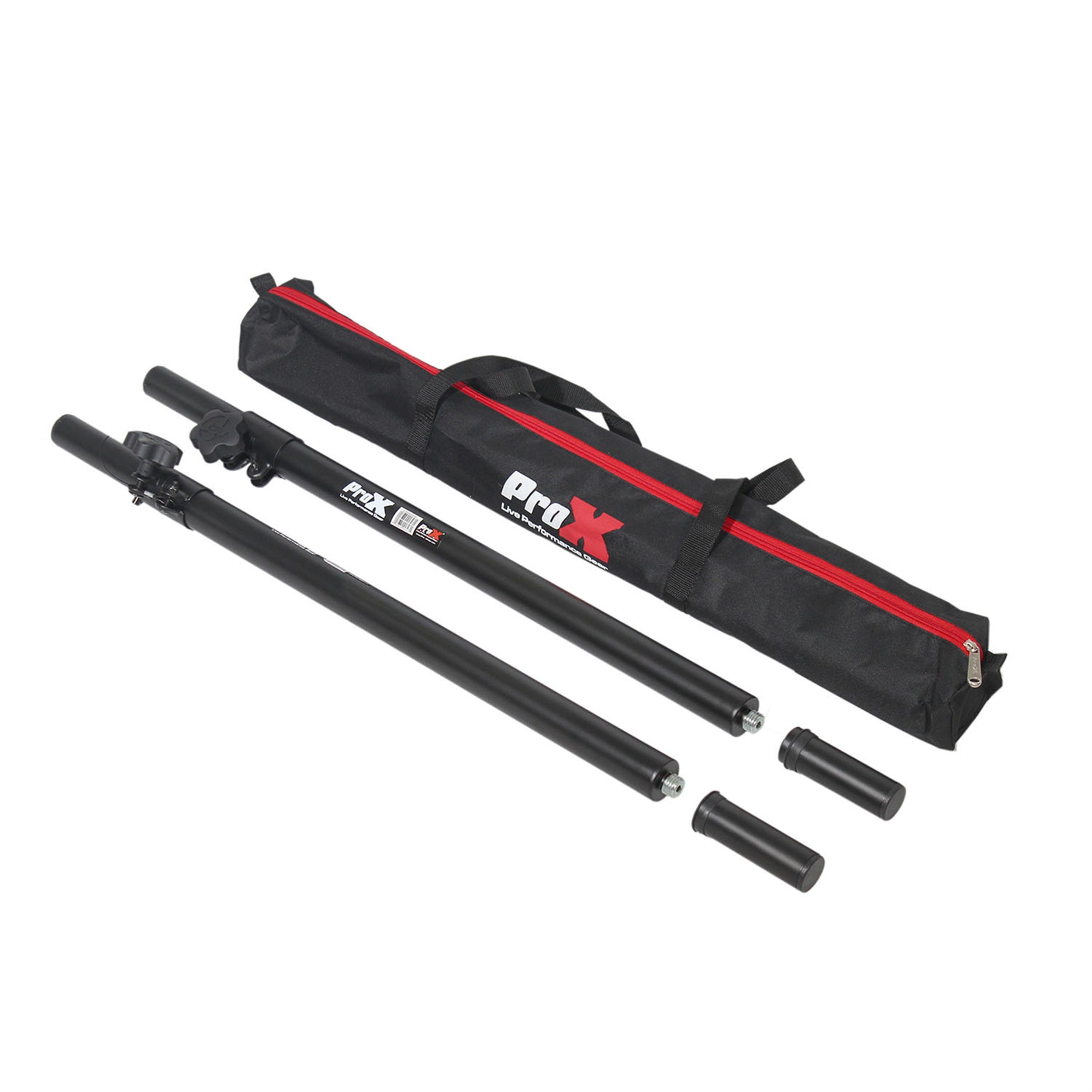 ProX X-SPAM20X2 PKG, Set of 2, 20mm Threaded Deluxe Subwoofer Pole Mount with 1 3/8 I Inch Adapter by ProX Cases