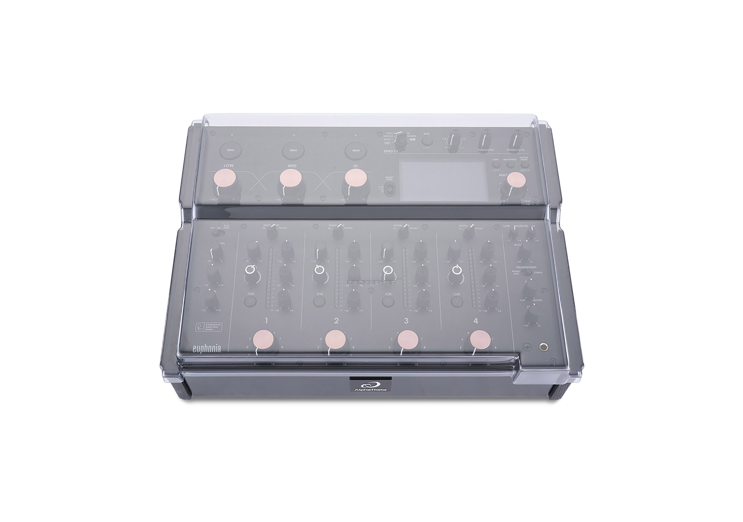 Decksaver DS-PC-EUPHONIA, Protection Cover for AlphaTheta Euphonia Mixer by Decksaver