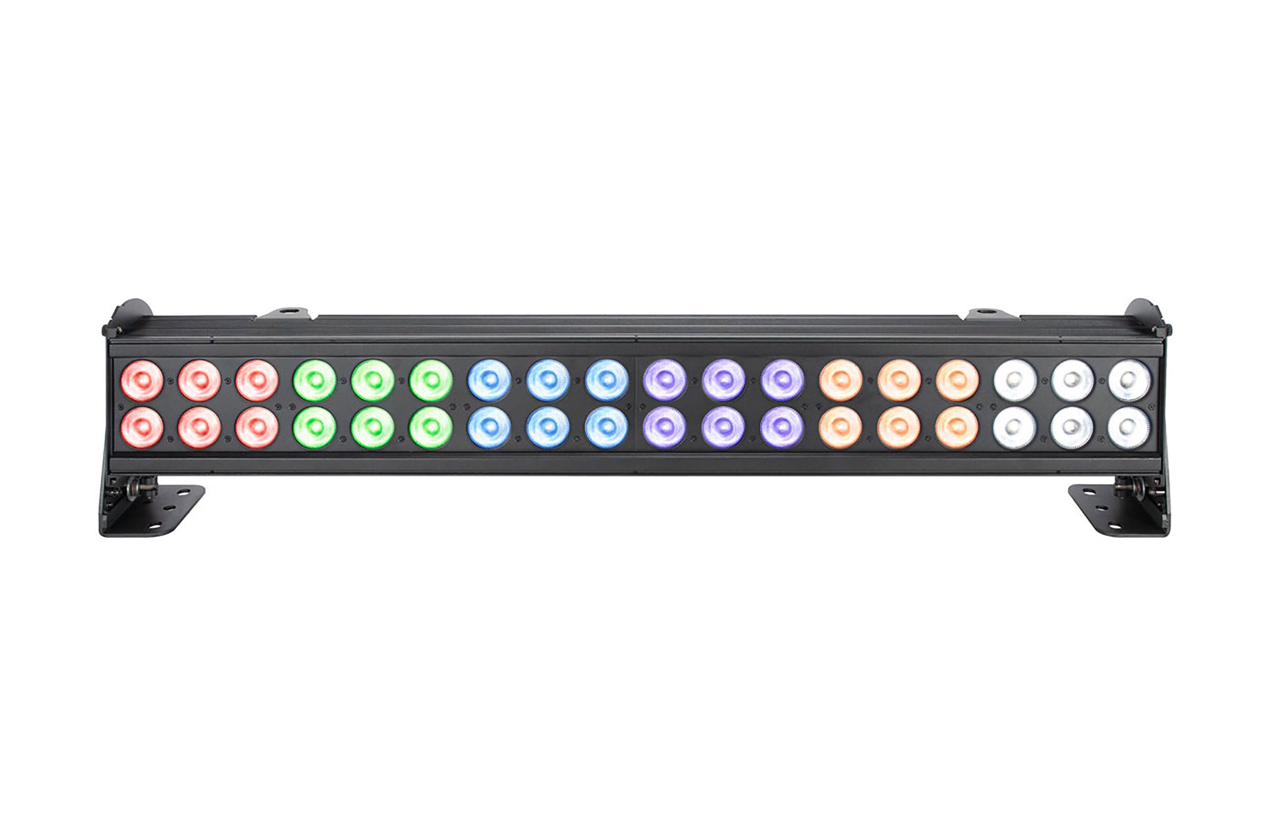 Elation Seven Batten 42, 36 x 25-Watt RGBAWL+UV LED Batten Fixture - 1 Meter by Elation