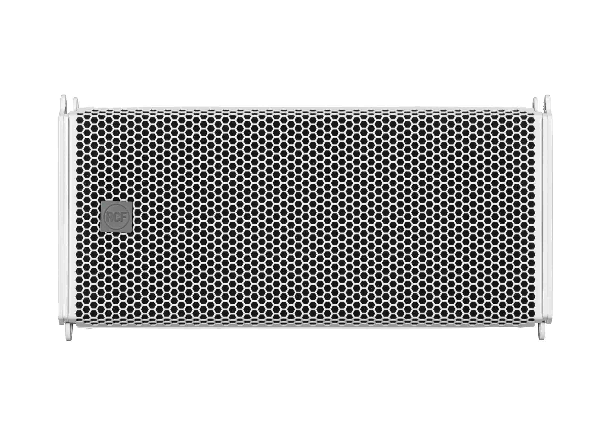 RCF HDL6-A W, 1400W Dual 6" Active Line Array Module - White by RCF