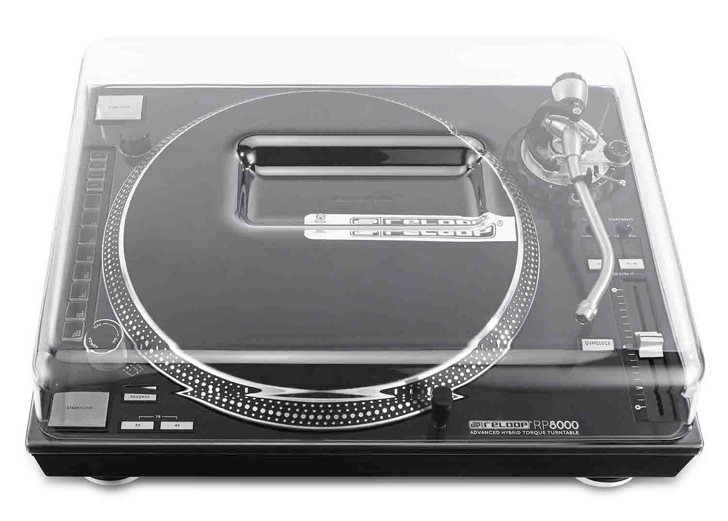 Decksaver DS-PC-RPTURNTABLE Cover for Reloop RP-8000 / RP-7000 by Decksaver