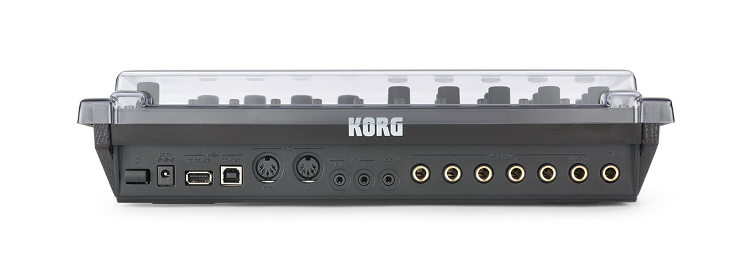 Decksaver DS-PC-DRUMLOGUE Protection Cover for Korg Drumlogue Hybrid Drum Machine - Soft-Fit by Decksaver