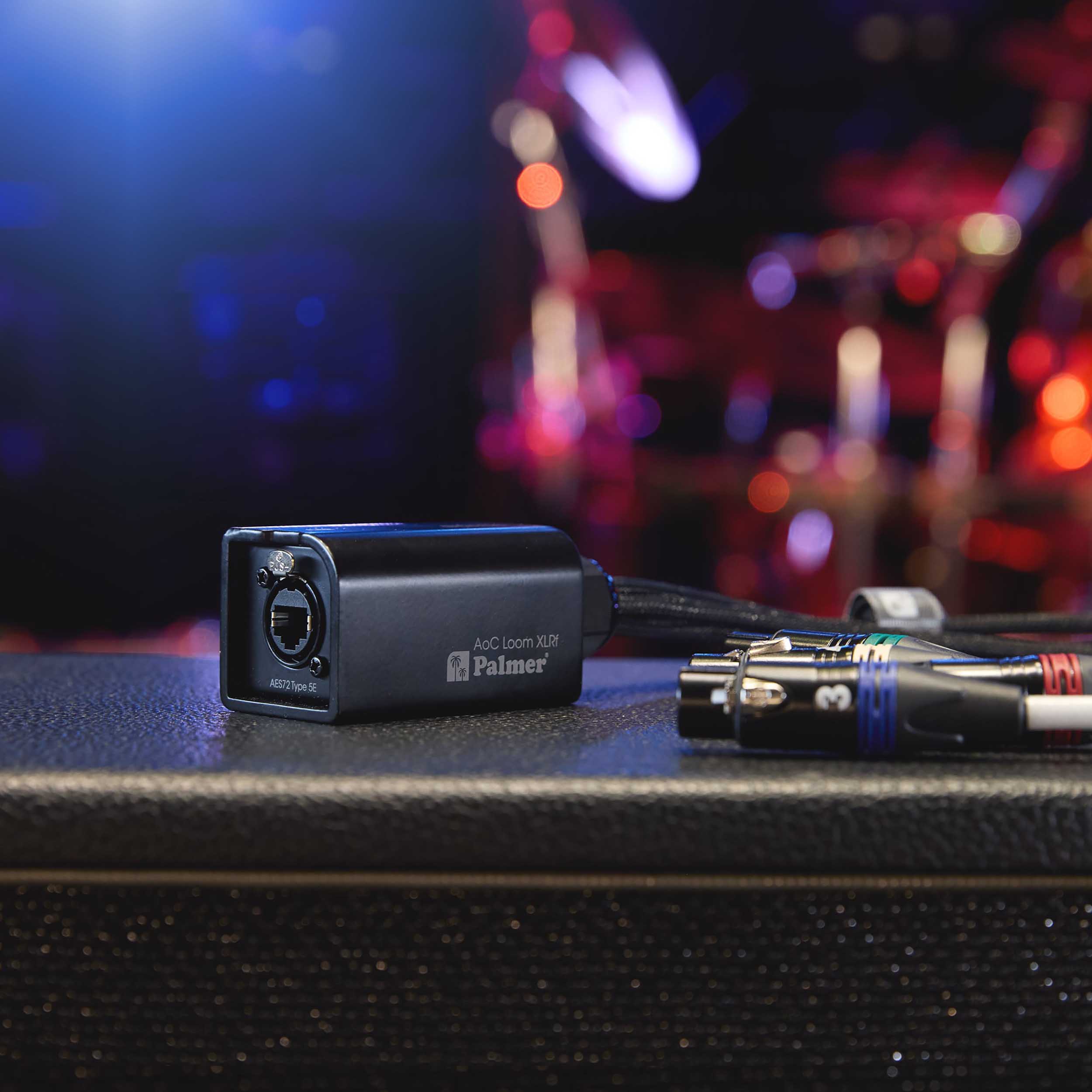 Palmer PAOCLXLRF, Audio over Cat Loom from Ethercon to 4 x XLR Female by Palmer