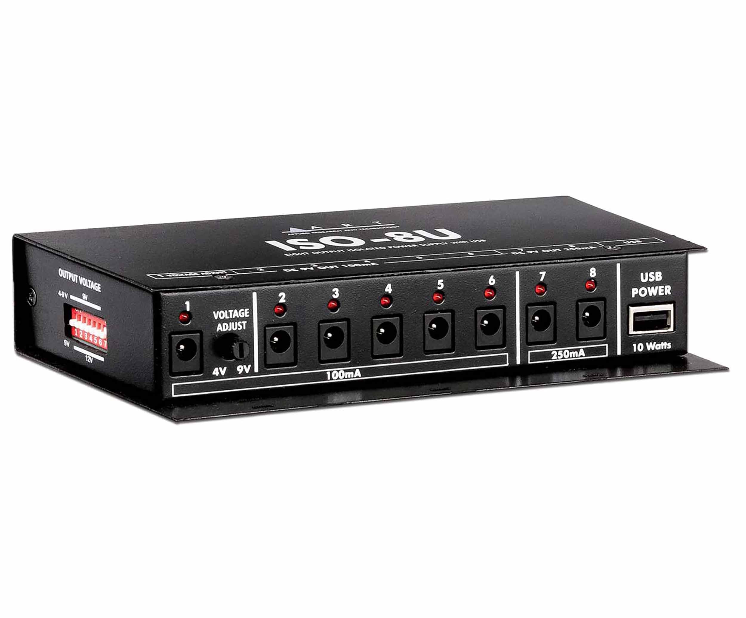 ART ISO-8U Power Supply with Eight Isolated DC Outputs by ART