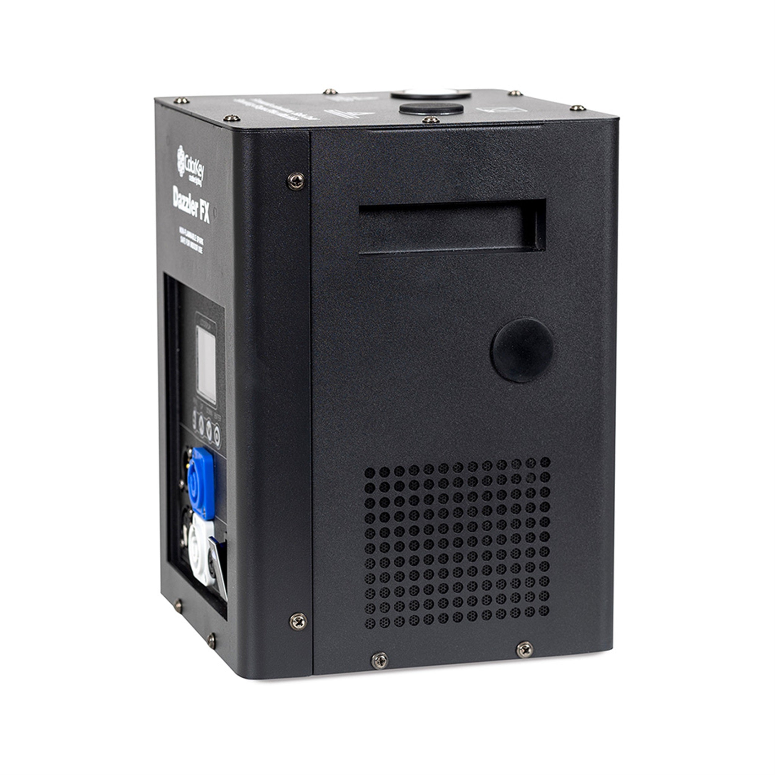 ColorKey CKU-7712, 600W Cold Spark Machine with FX2 MKII 2-Pack and Road Case - Black by ColorKey