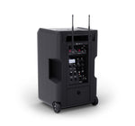 LD System ANNY 10 HHD 2 B4.7, 10" Portable Battery-Powered Bluetooth PA System with Mixer and 2x Wireless Handheld Microphones by LD Systems