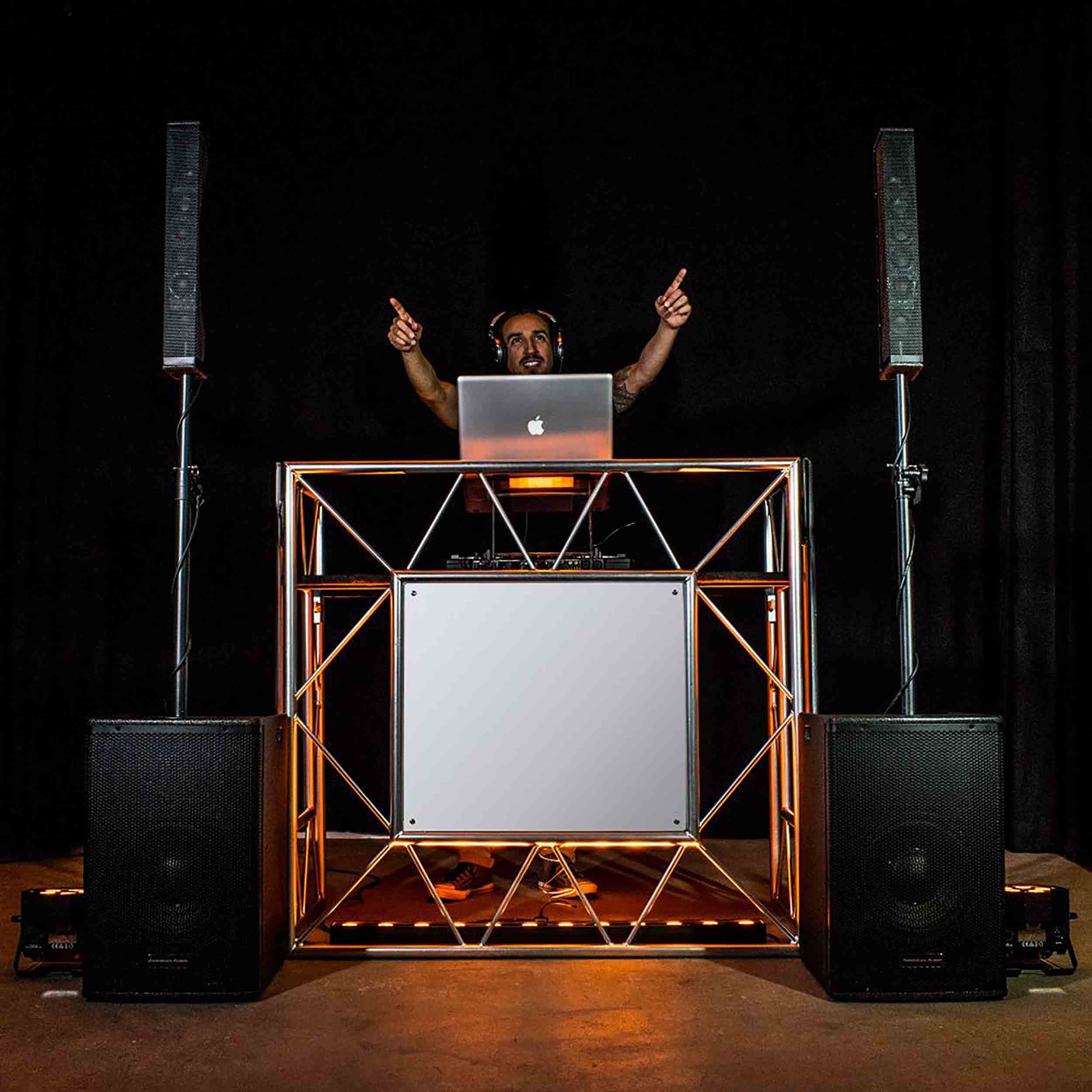 Accu Stand Pro Event TBL 2 Kit with Scrim, Bag, and Shelves by ADJ