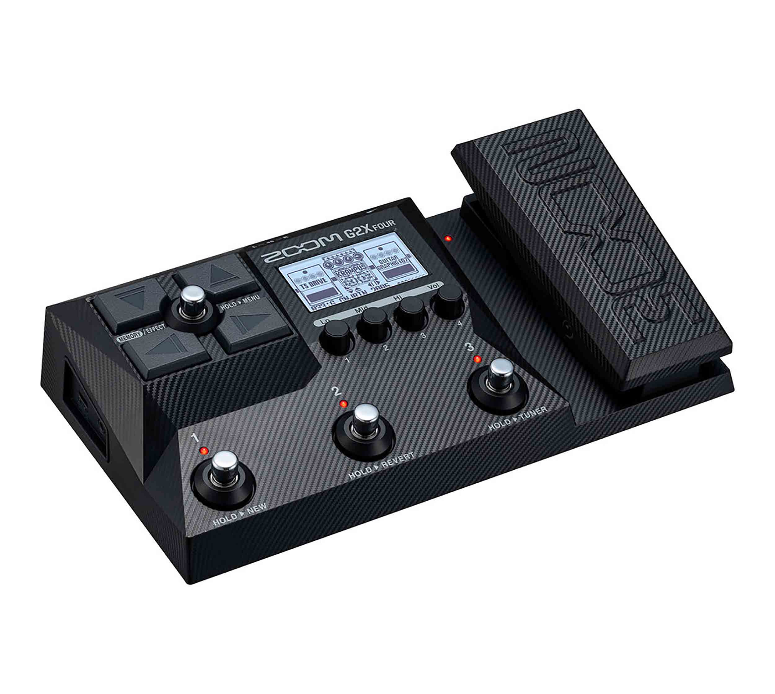 ZOOM G2X Four, Multi-Effect Guitar Pedal - Black by Zoom