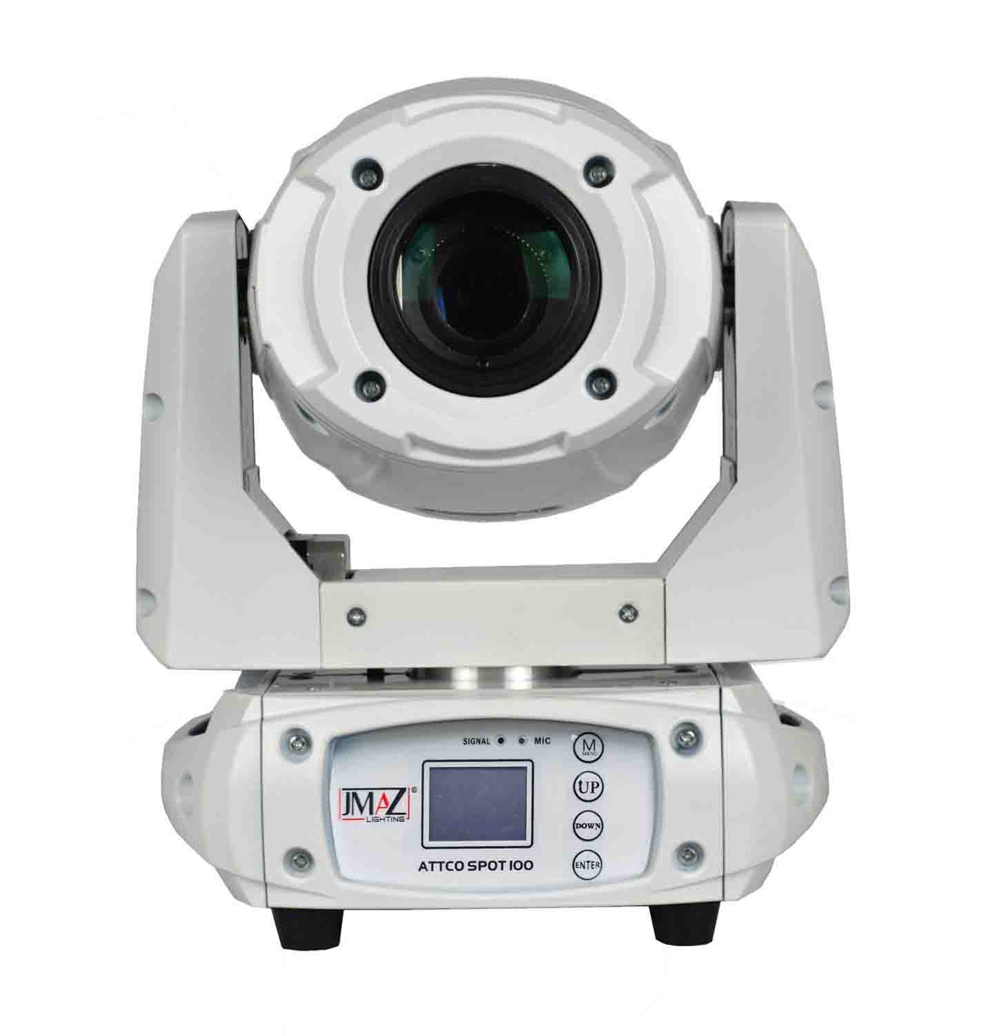 JMAZ ATTCO SPOT 100, 75-Watt LED Spot Moving Head - Black/White by JMAZ