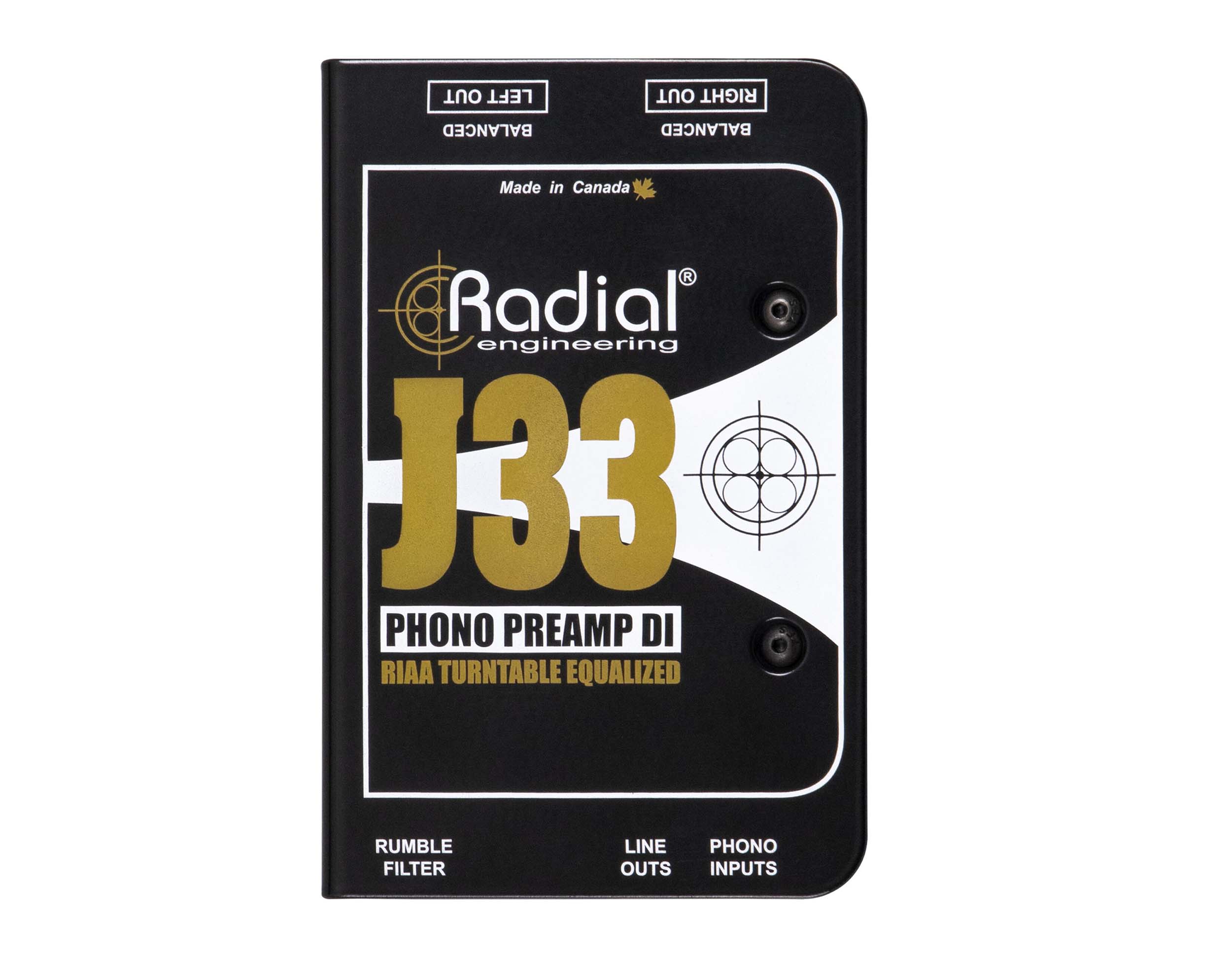 Radial Engineering J33, Combination RIAA Phono Preamp and DI Box by Radial Engineering