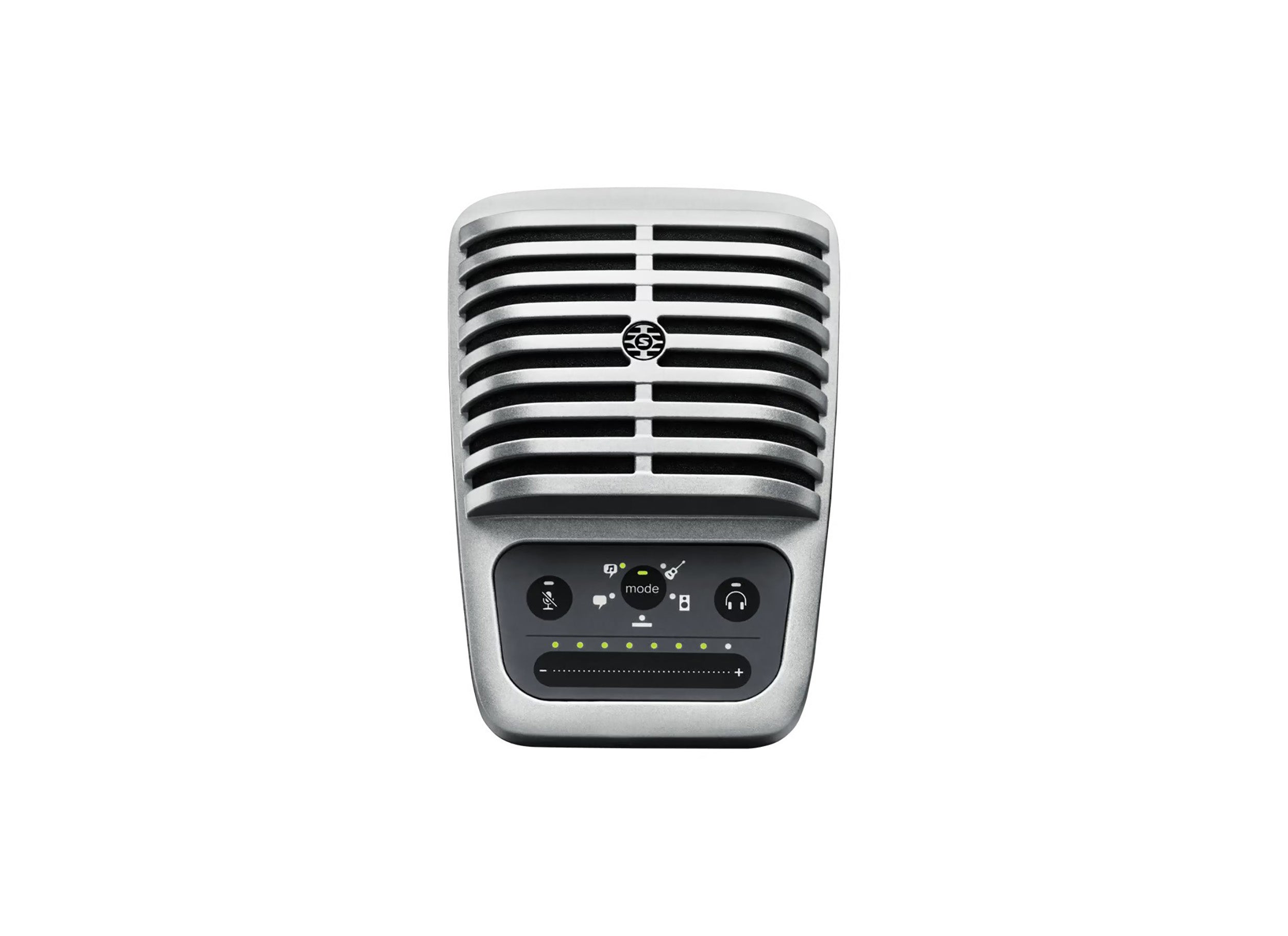 Shure MV51 Digital Condenser Microphone with Large-Diaphragm for Computers and iOS Devices - Silver by Shure