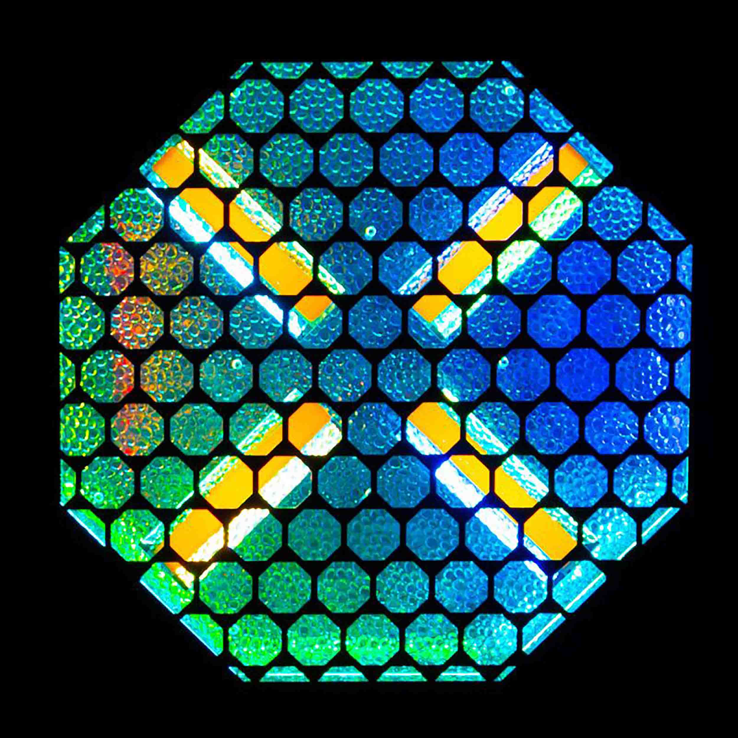ADJ Vintage X Retro Amber Blinder Effects (2000K) with Vibrant Background RGB LEDs by ADJ
