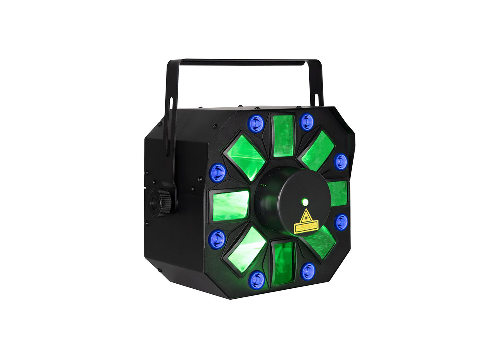 Eliminator Lighting Furious Three RGUV, Party Light with Moonflower, Wash, and Laser Effect by Eliminator Lighting