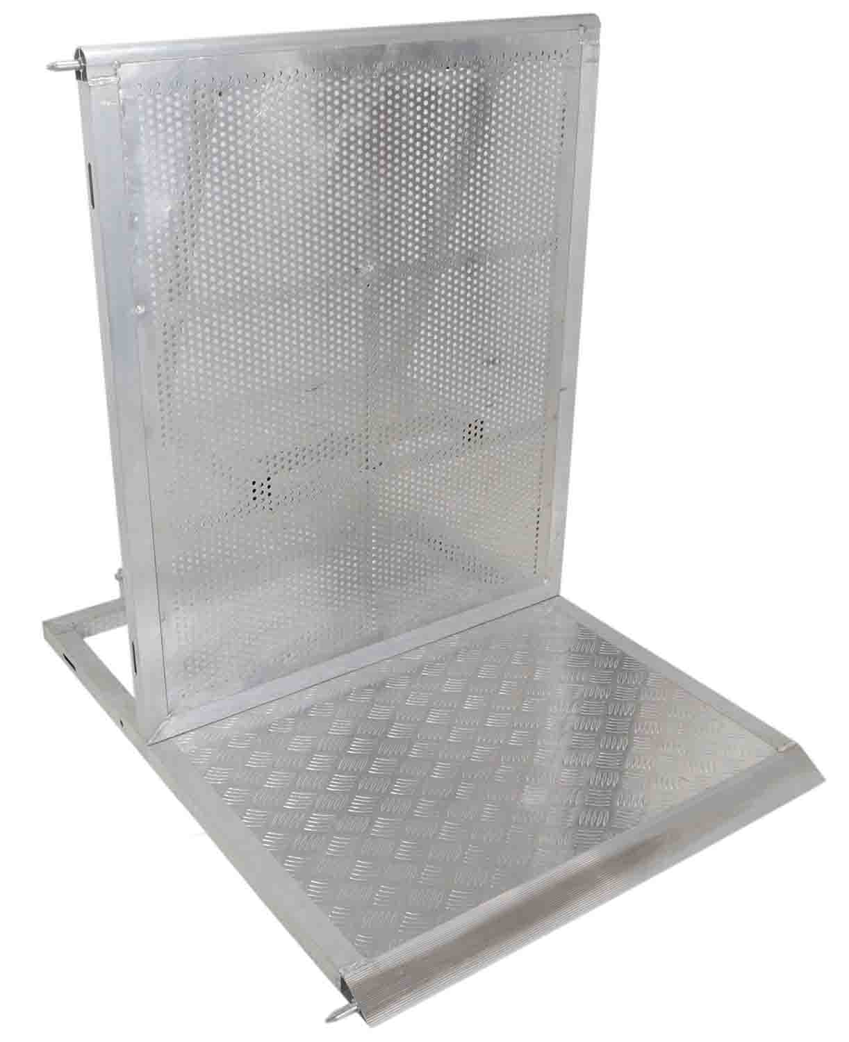 PROX XT-CSB4FT (4FT) Ventilated Aluminum Barricade Heavy-duty Crowd Control Barrier with Folding Base by ProX Cases