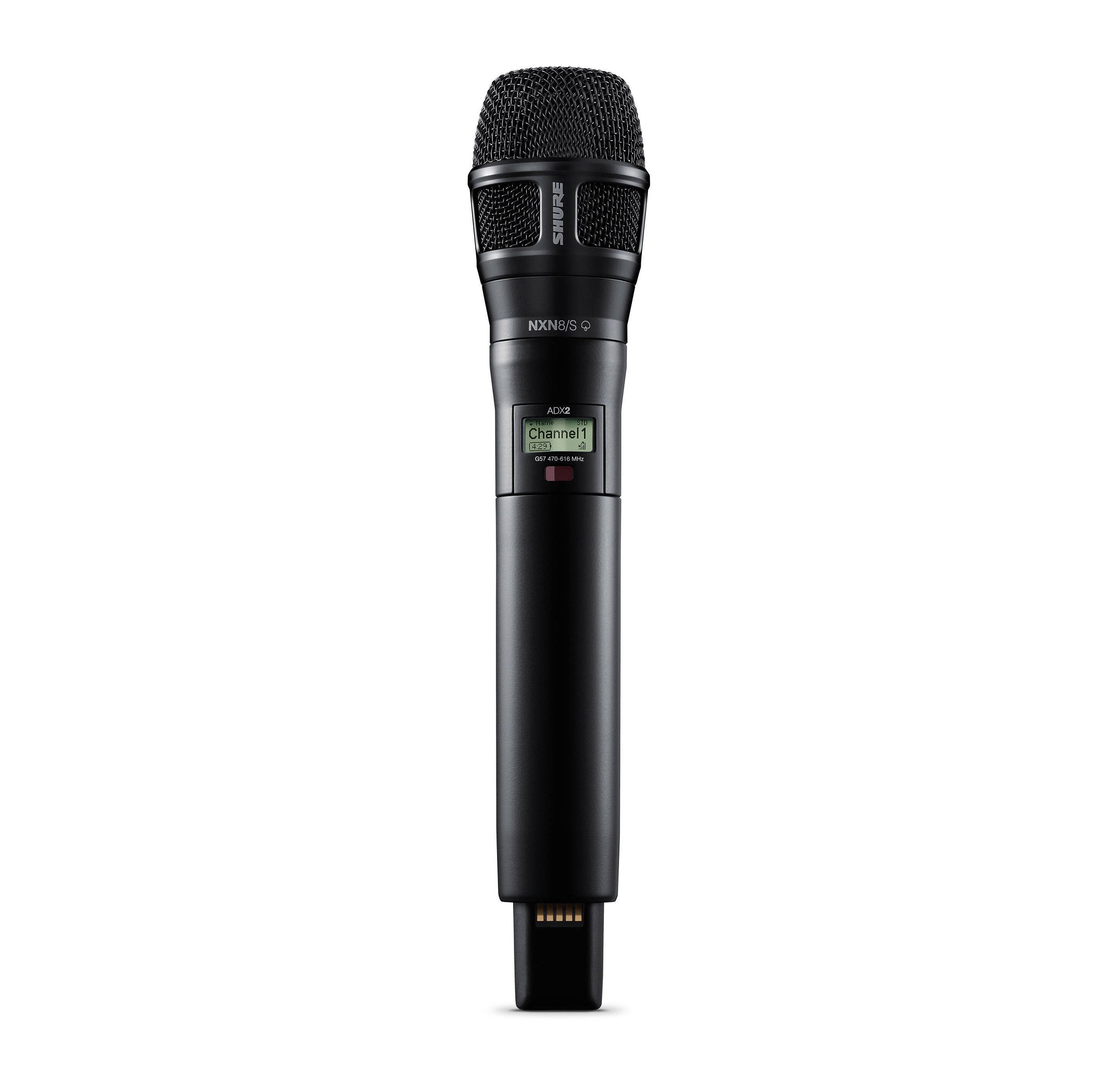 Shure ADX2/N8S Digital Handheld Wireless Microphone Transmitter with Nexadyne 8/S Supercardioid Capsule - G57: 470 to 608 + 614 to 616 MHz by Shure