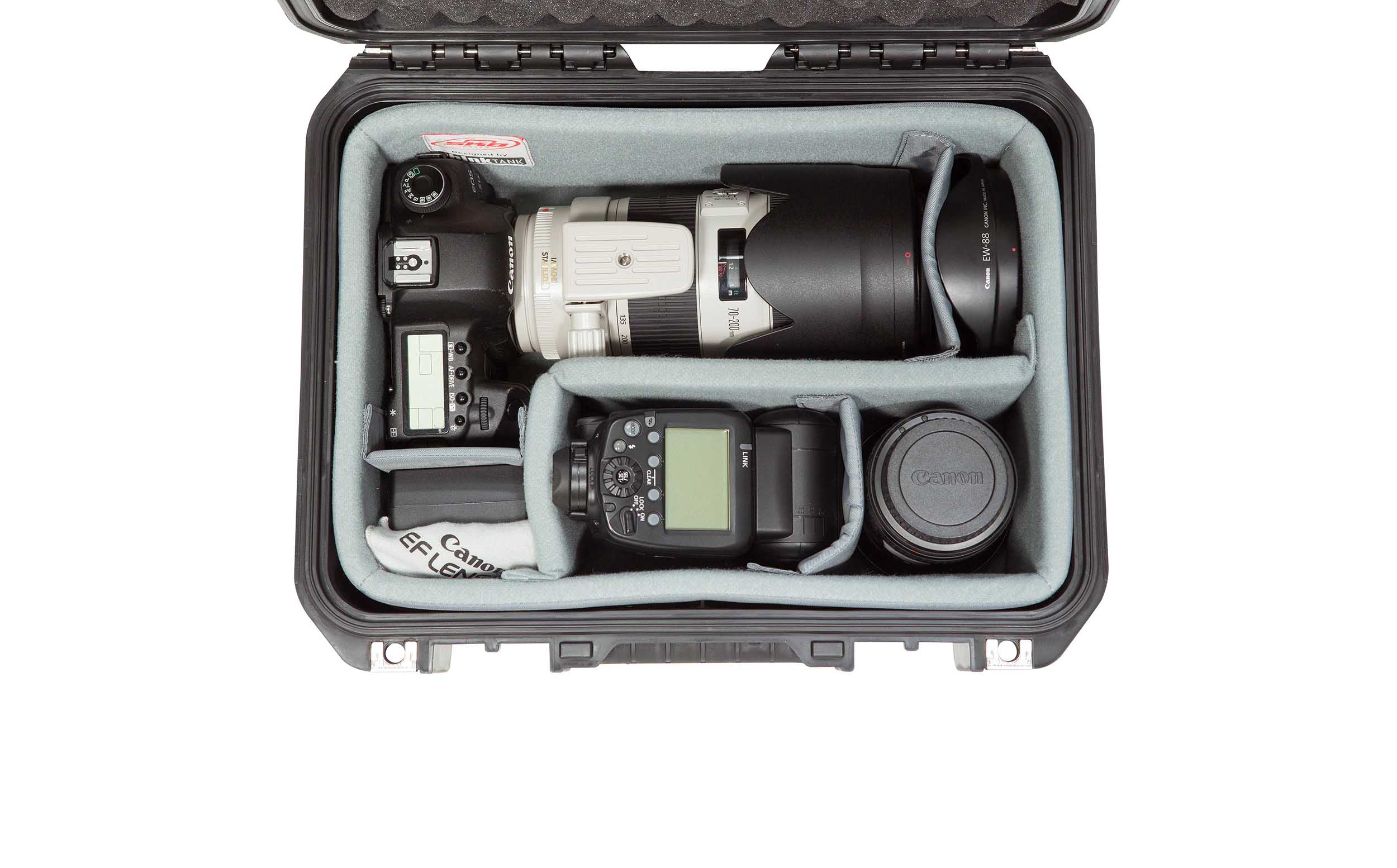 SKB Cases 3i-1309-6DT, iSeries Waterproof Case with Think Tank Designed Dividers - Black by SKB Cases