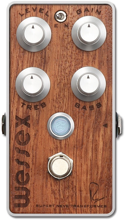 Bogner Wessex Overdrive Pedal, Bubinga Faceplate - Exotic Wood Finish