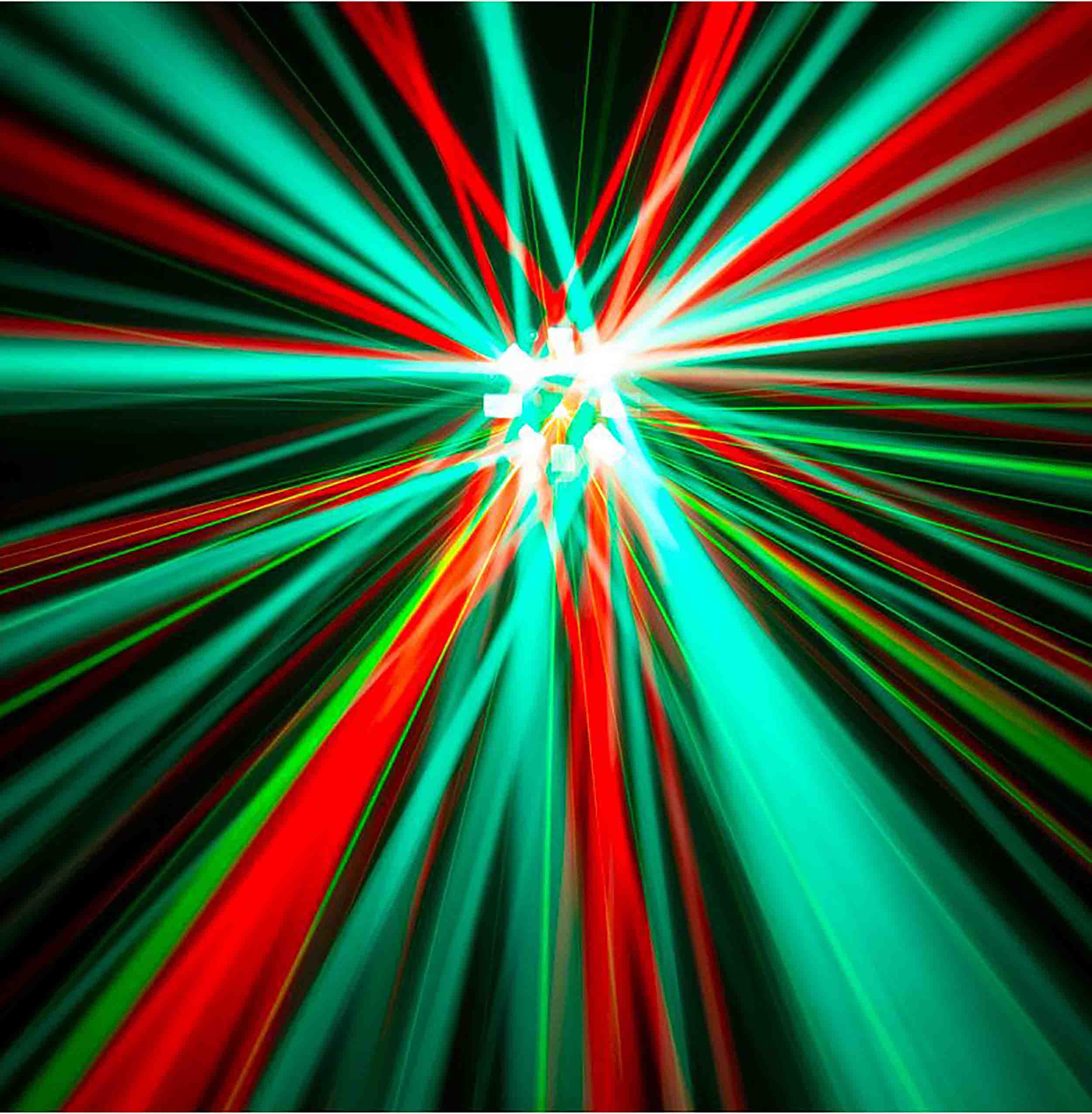 Eliminator Lighting Furious Three RGUV, Party Light with Moonflower, Wash, and Laser Effect by Eliminator Lighting