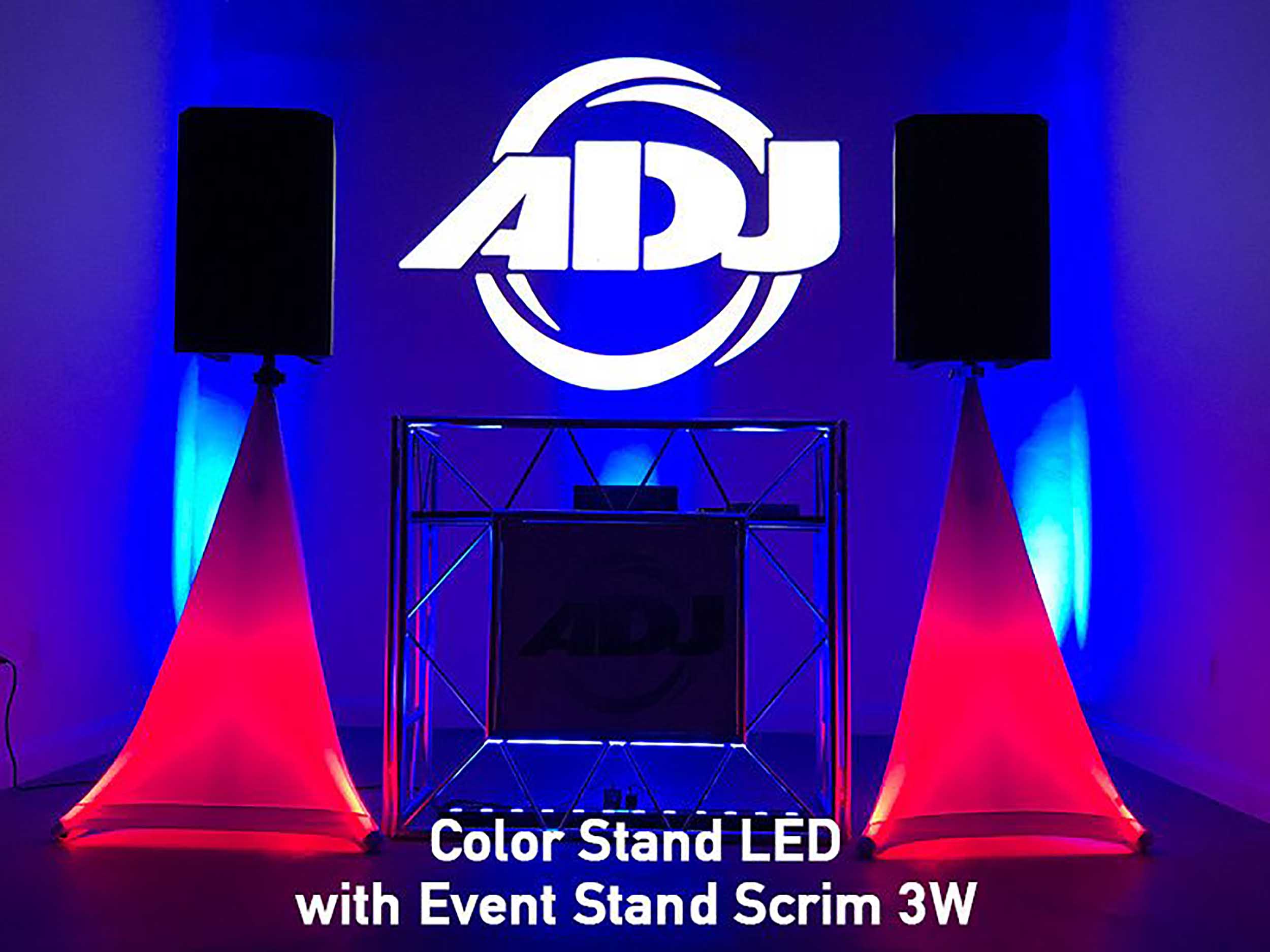 ADJ Color Stand LED, Speaker Stand with Color LEDs and IR Control by ADJ