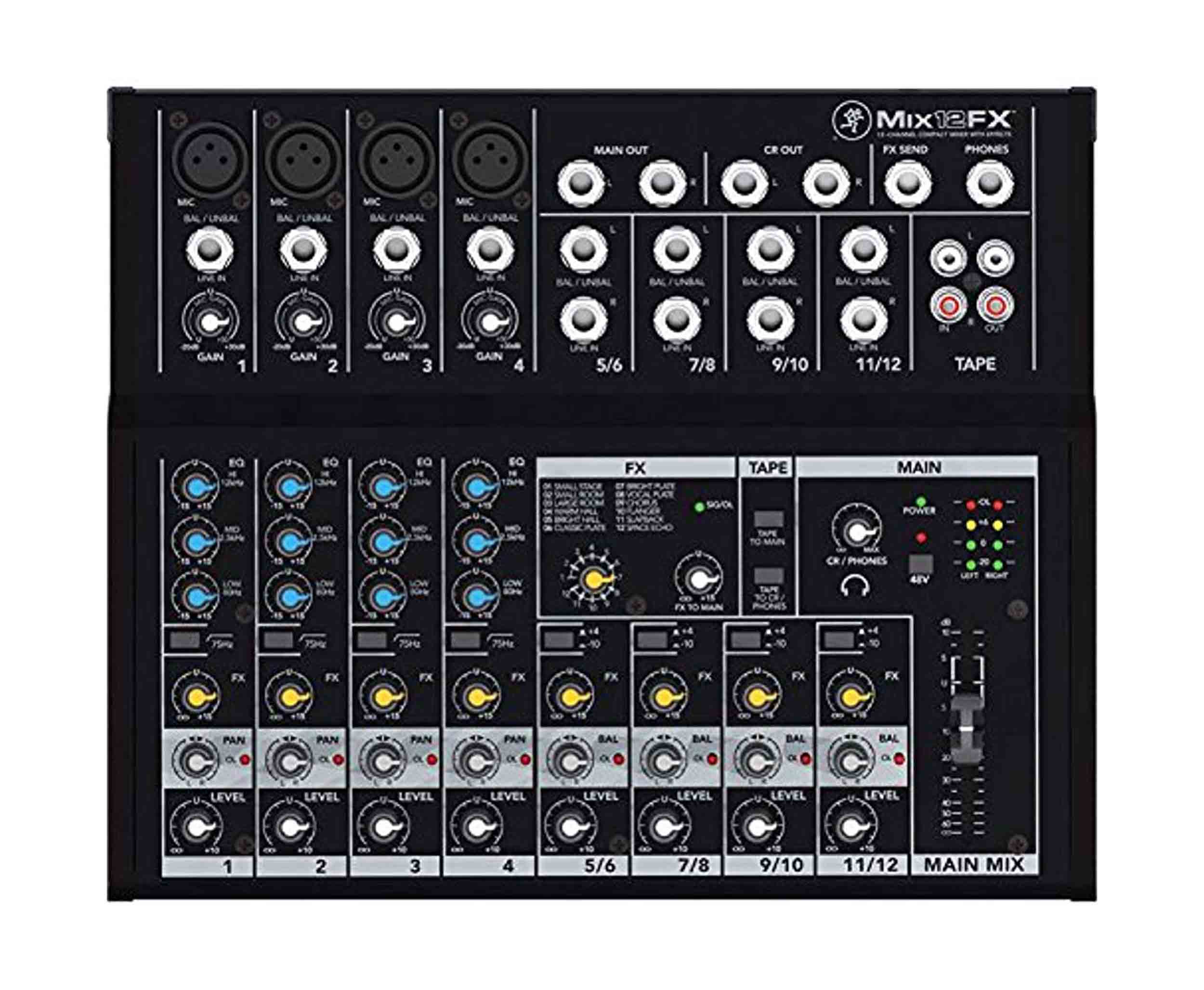 Mackie Mix12FX 12-channel Compact Mixer with FX by Mackie