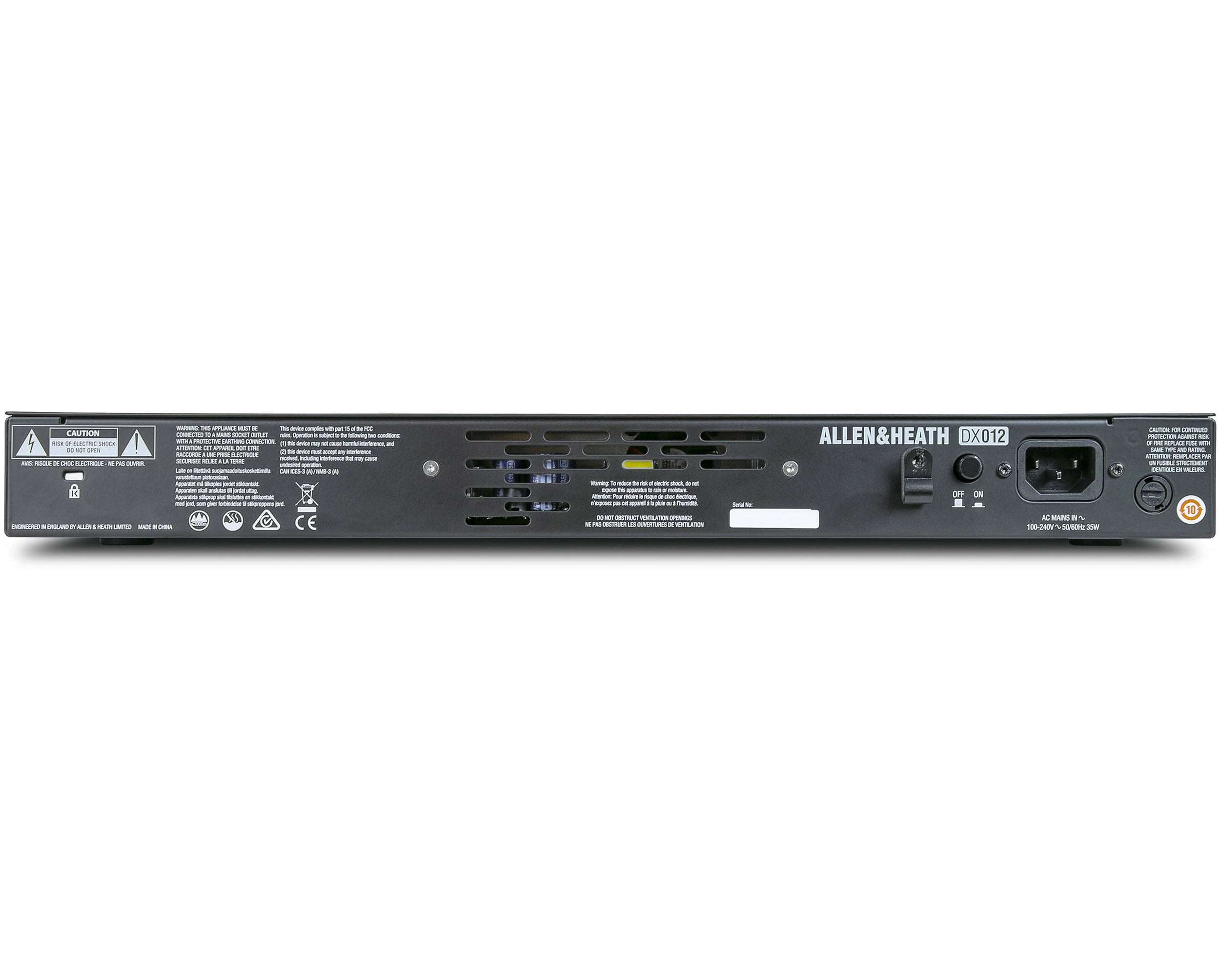 Allen & Heath DX012, 12 XLR Output Analogue or AES Portable DX Expander by ALLEN & HEATH