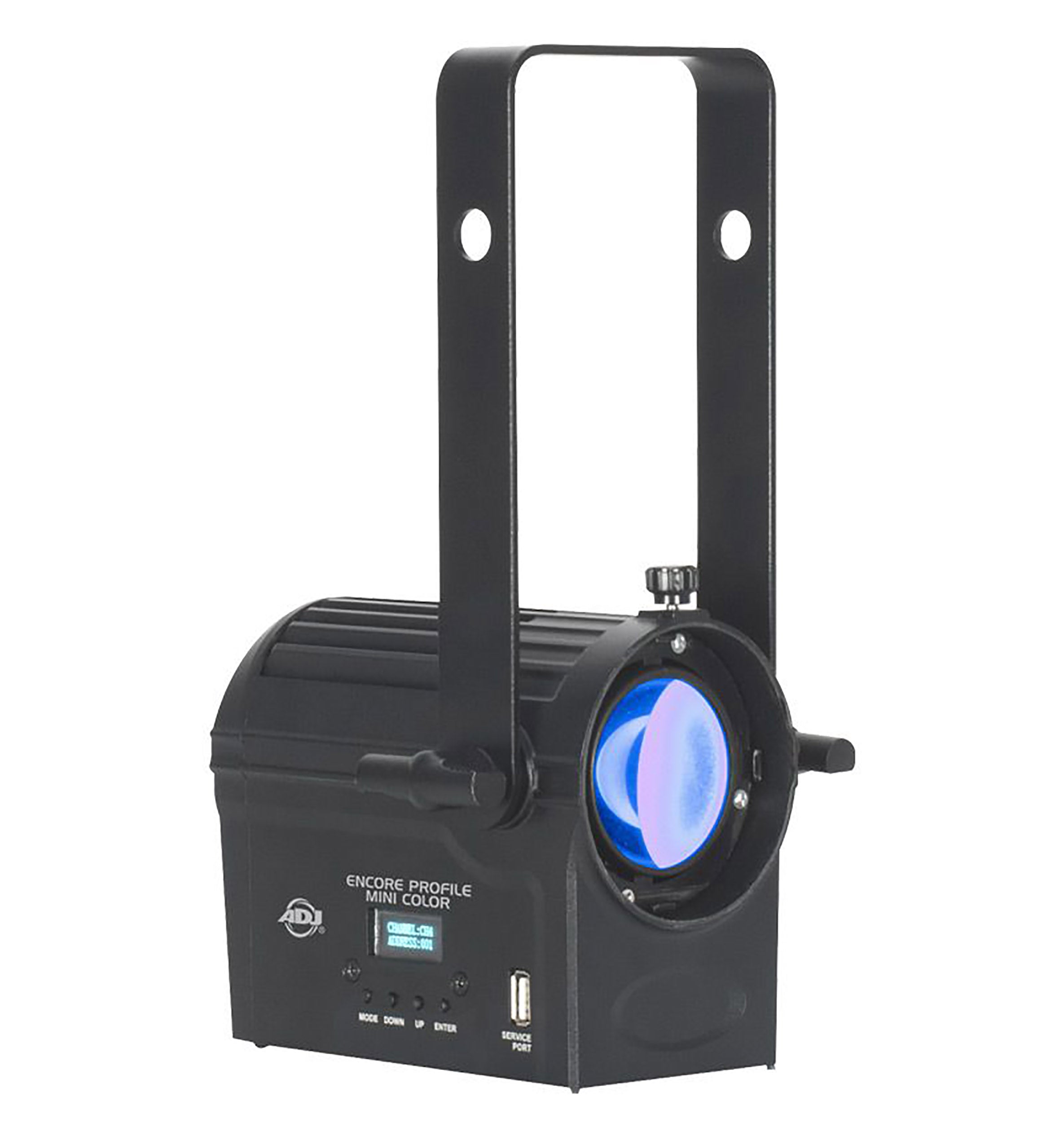 ADJ Encore Profile Mini Color, 16 x 3.5-Watt Color Mixing Ellipsoidal Luminaire with RGBWAL LEDs by ADJ