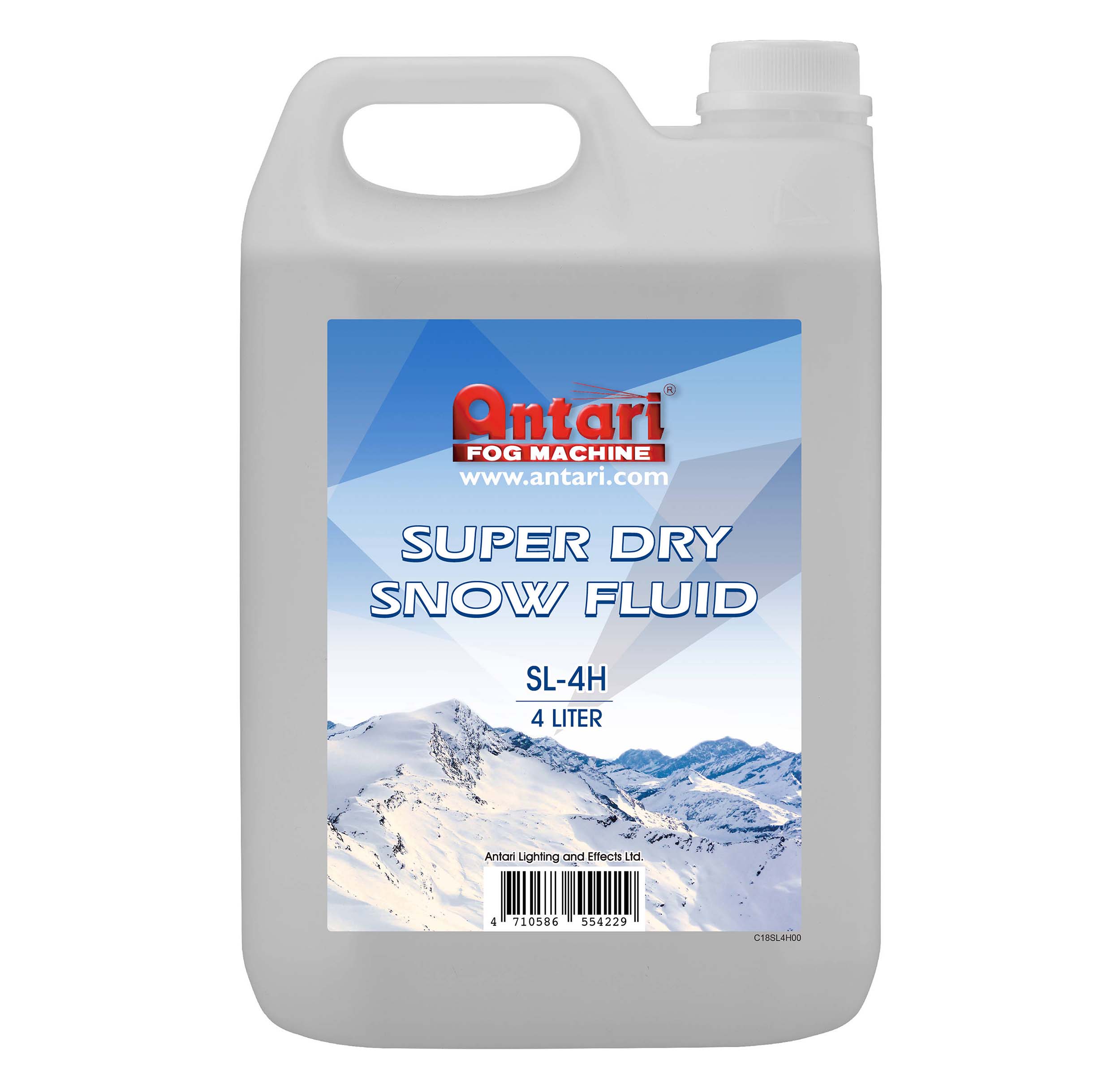 Antari SL-4H Super Dry High Volume Snow Fluid - 4L Bottle by Antari