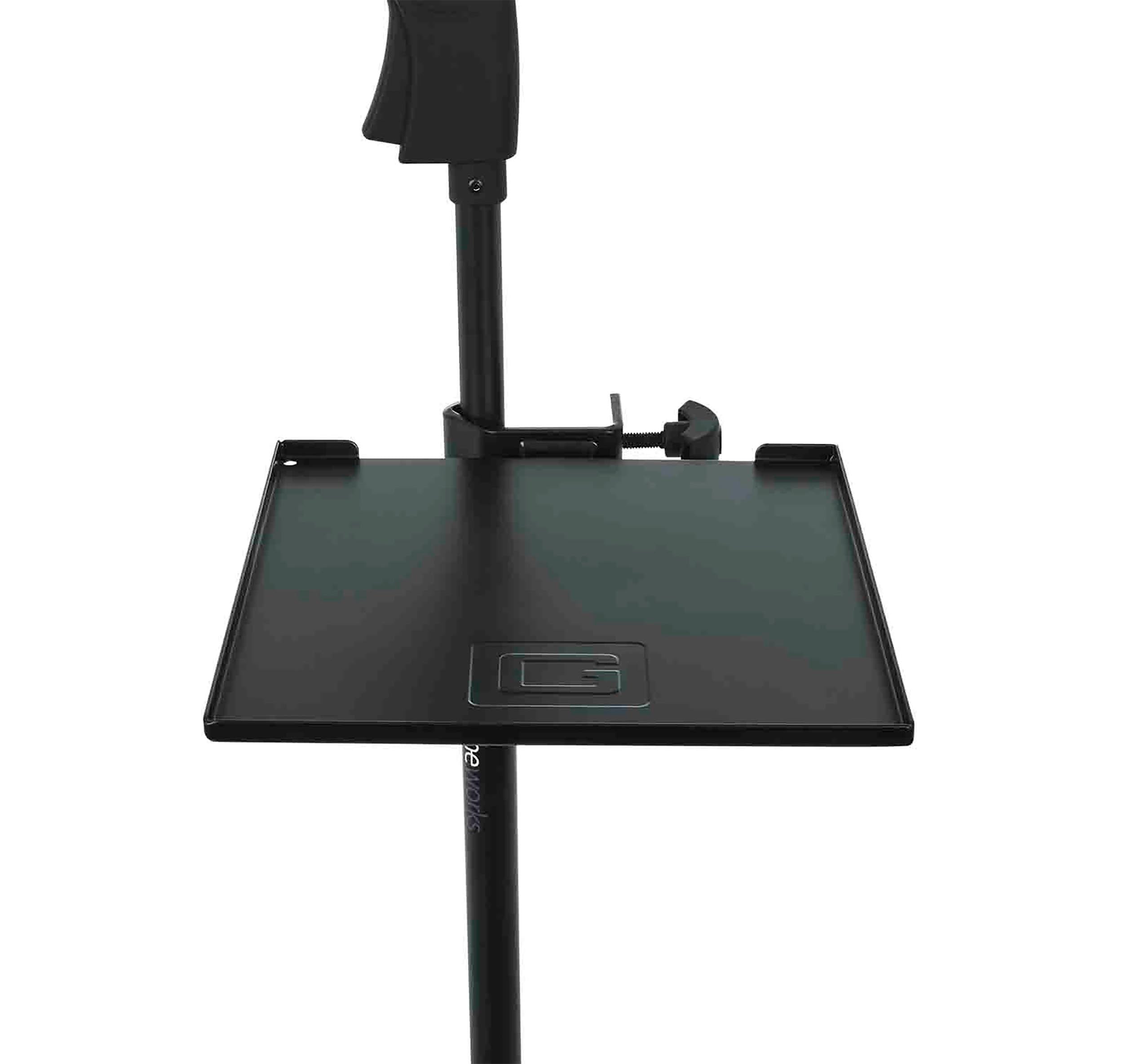 Gator GFW-SHELF0909 Microphone Stand with Accessory Shelf by Gator Cases