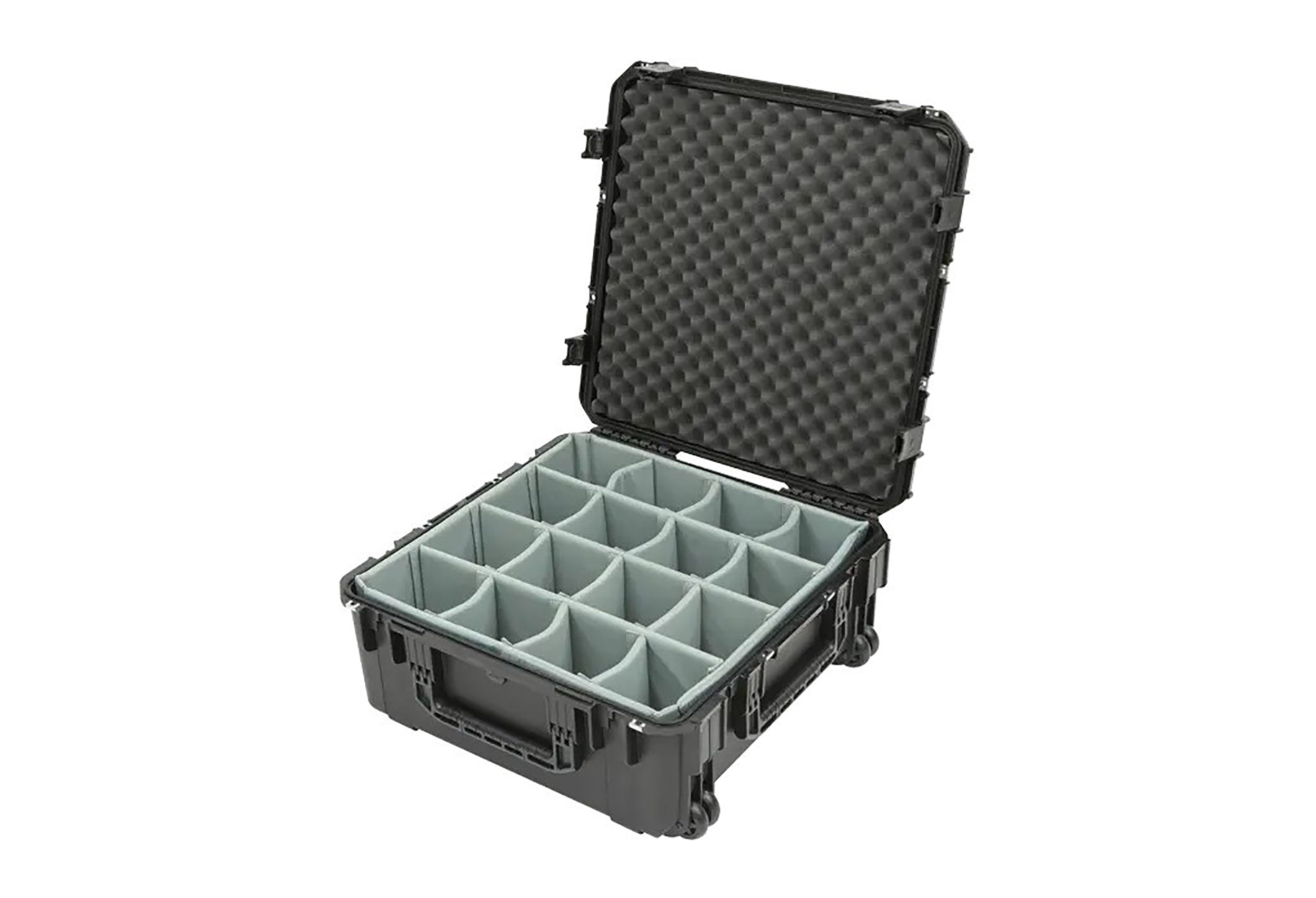 SKB Cases 3i-2424-10DT, iSeries Waterproof Case with Think Tank Photo Dividers - Black by SKB Cases