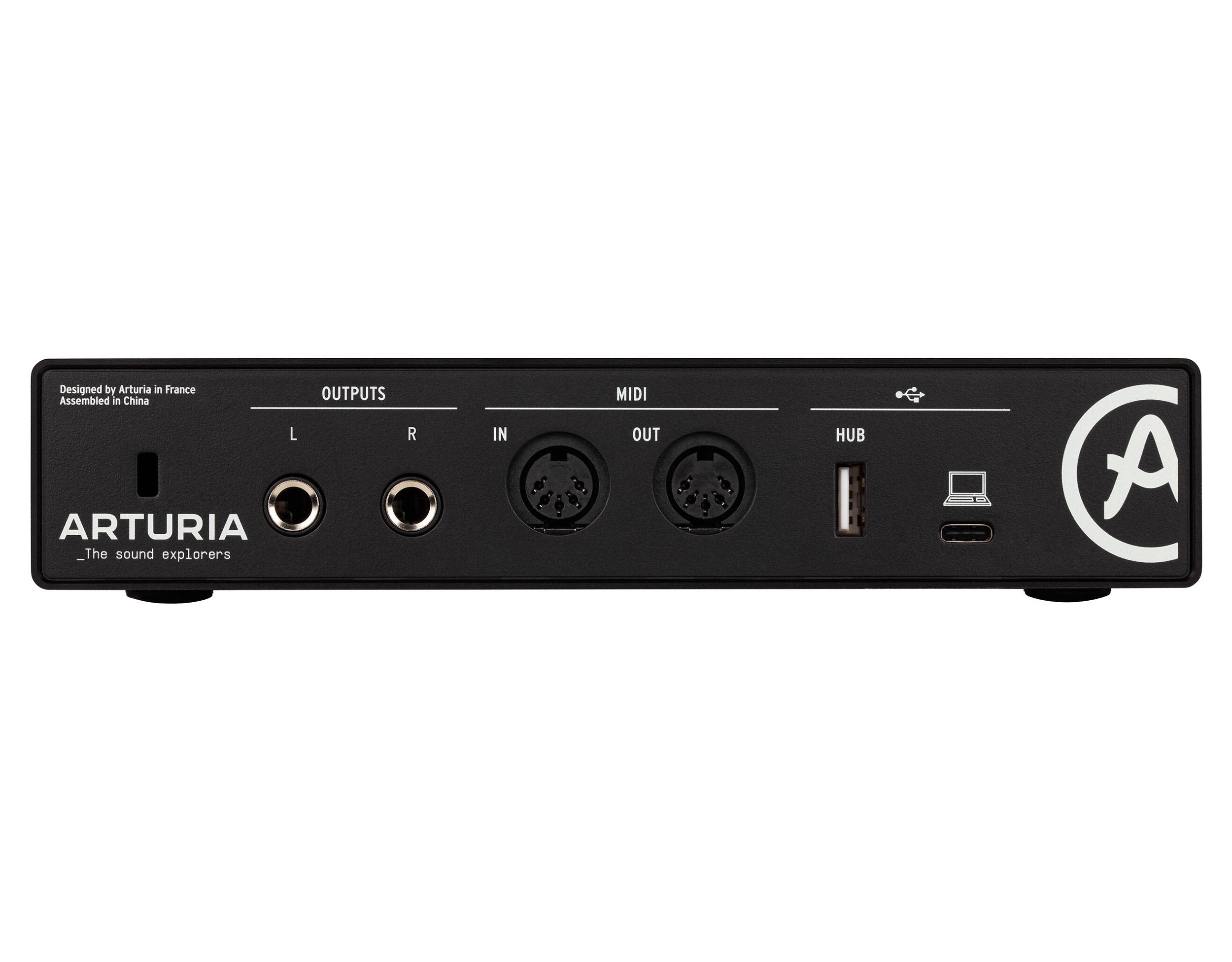 Arturia MiniFuse 2 Portable 2x2 USB Type-C Audio Interface + Midi - Black by Arturia
