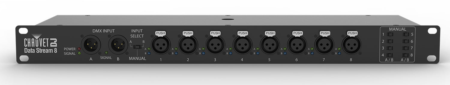 B-Stock: Chauvet DJ DATA STREAM 8, Dual Input 8 Output Flexible DMX Splitter by Chauvet DJ
