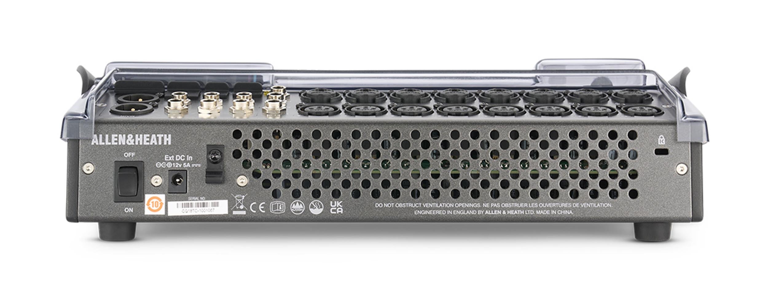 Decksaver DS-PC-CQ18T, Protection Cover for Allen & Heath CQ-18T COVER Digital Mixer by Decksaver
