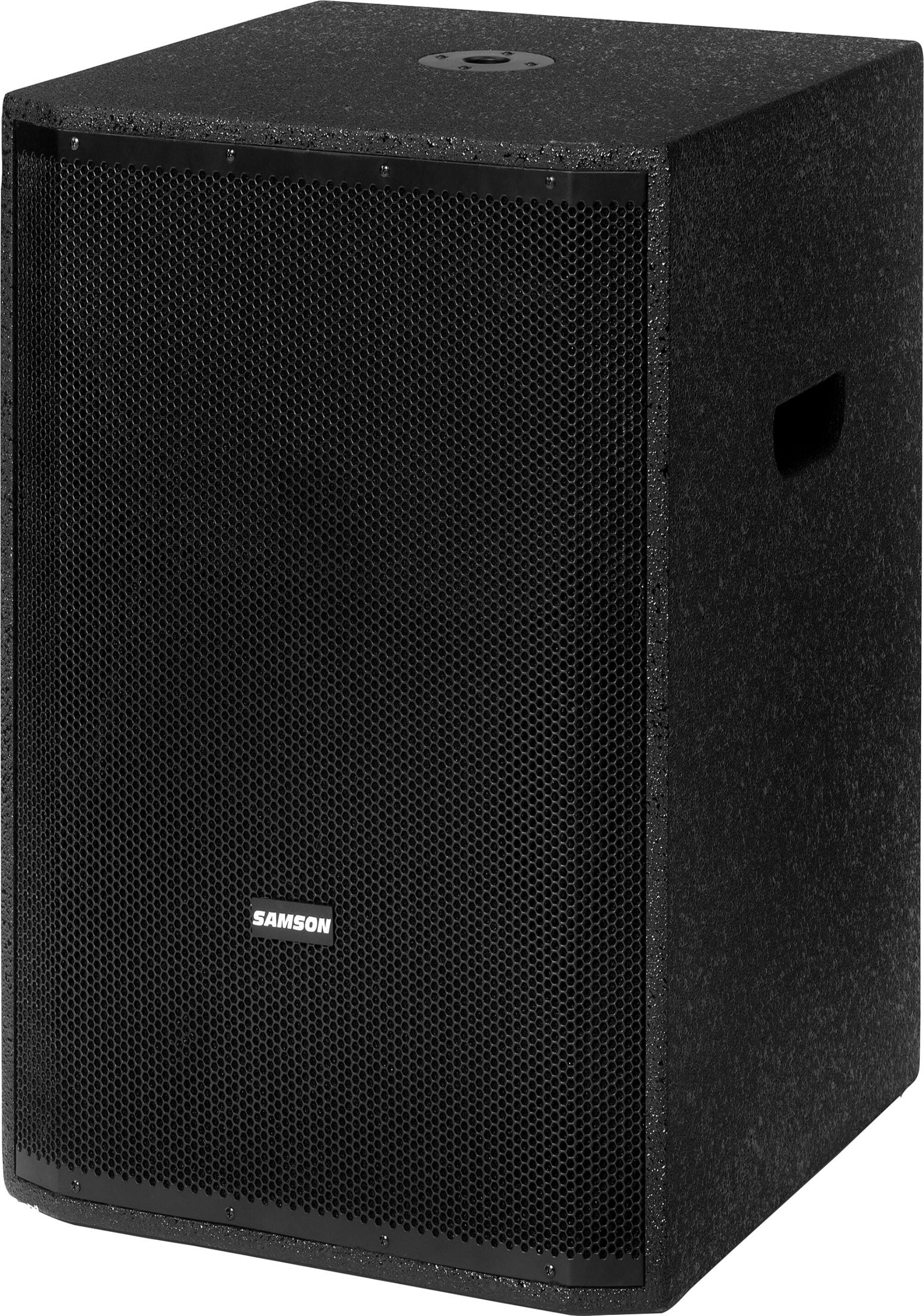 Samson RS1800A, 1000-Watt Active Subwoofer Speaker with 18-Inch Driver - Black by Samson