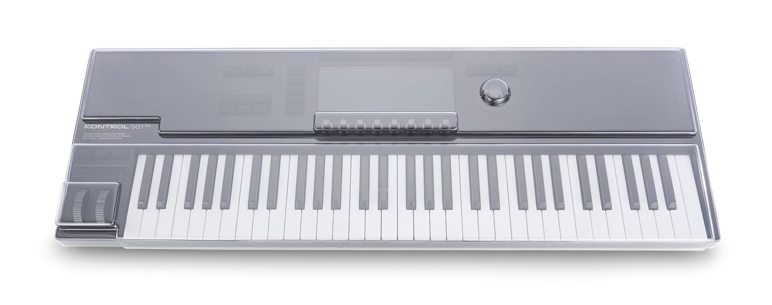 Decksaver DS-PC-KONTROLS61MK3, Protection Cover for NATIVE INSTRUMENTS KONTROL S61 MK3 Keyboard Controller by Decksaver