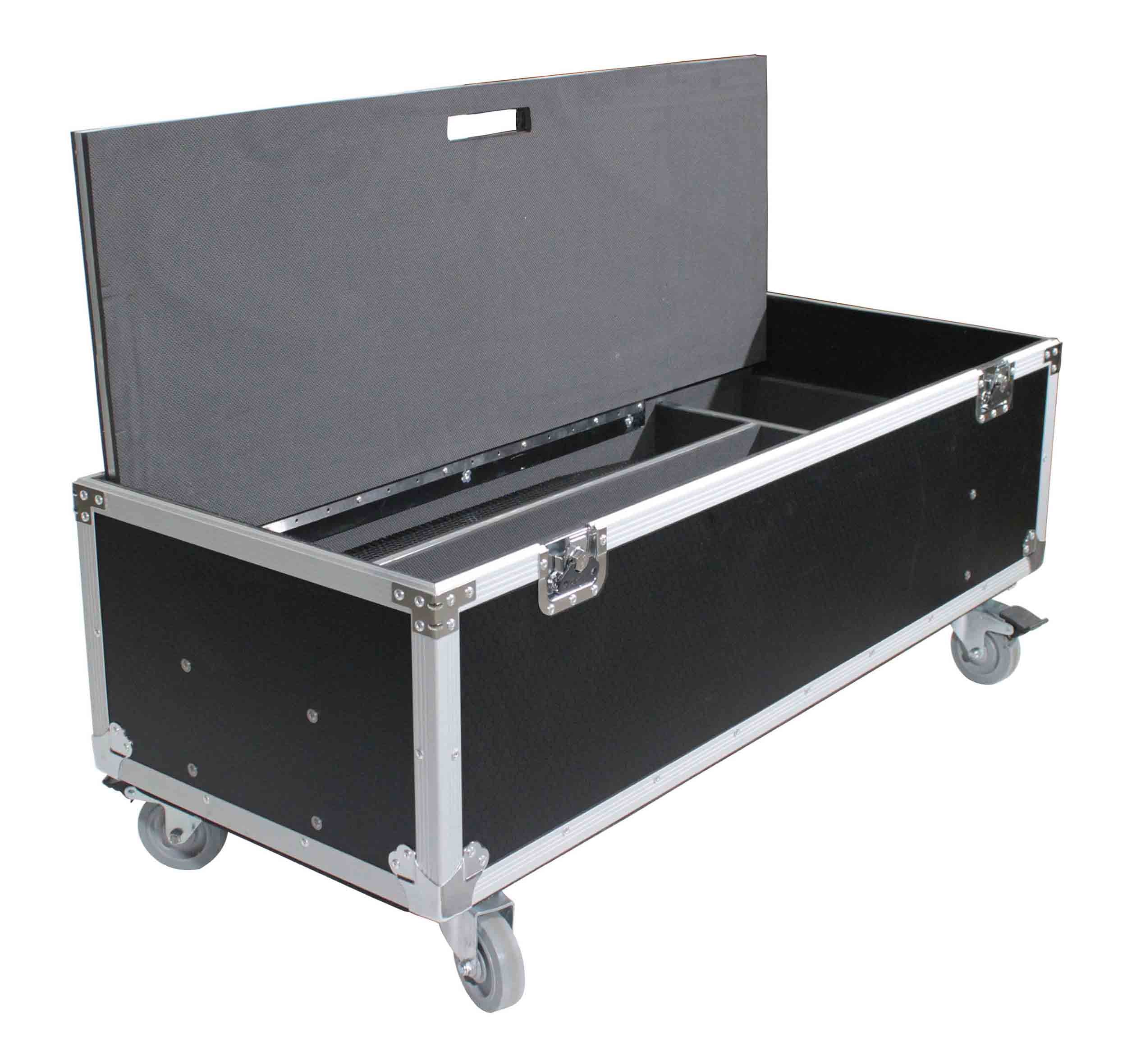 ProX X-EVO1250X2W, ATA Flight Case for 2x RCF EVOX12 or EV Evolve 50 Compact Arrays Fits Two Speakers and Subwoofers by ProX Cases