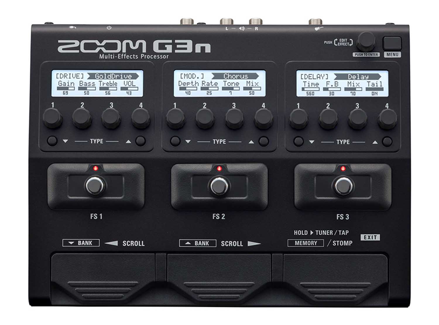 Open Box: Zoom G3n Multi-Effects Processor With 6 Foot Switches by Zoom
