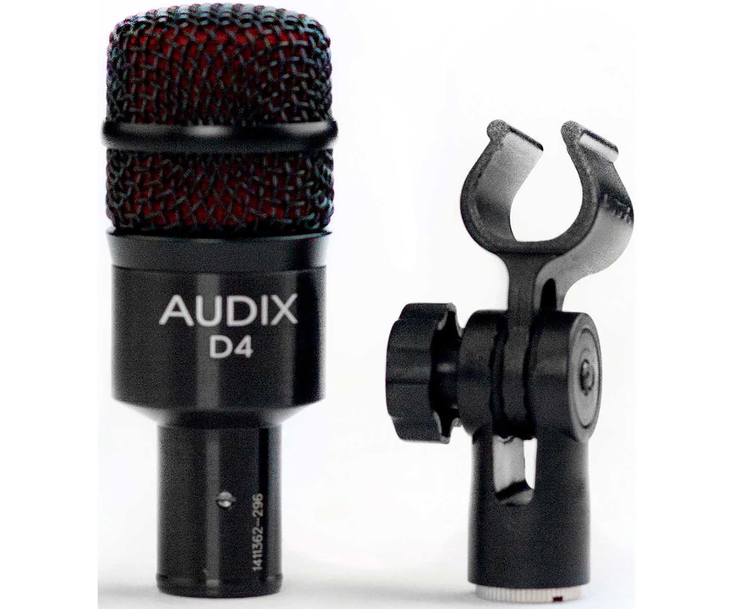 Audix D4 Hypercardioid Dynamic Instrument Microphone by Audix