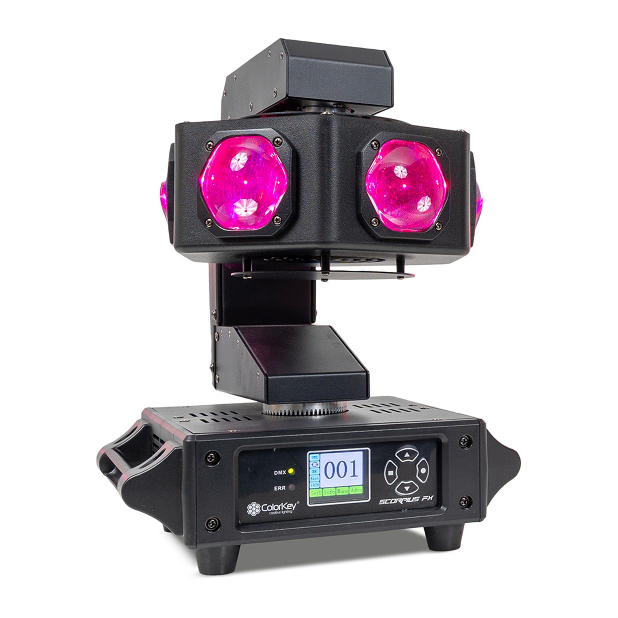 ColorKey Scorpius FX CKU-1074, 6x40W 4-In-1 RGBW LED Effect Fixture by ColorKey