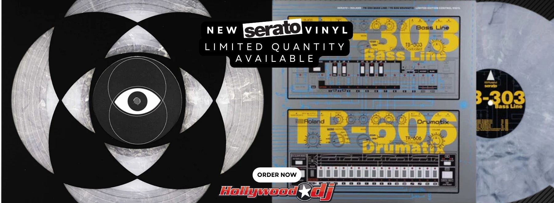 Serato Control Vinyl Sacred Geometry 5 with Roland TR303 & 606 Drumatix Vinyl