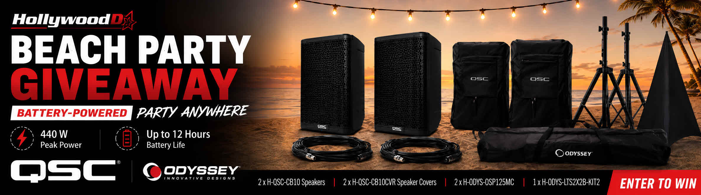 QSC CB10 PA Speaker Giveaway