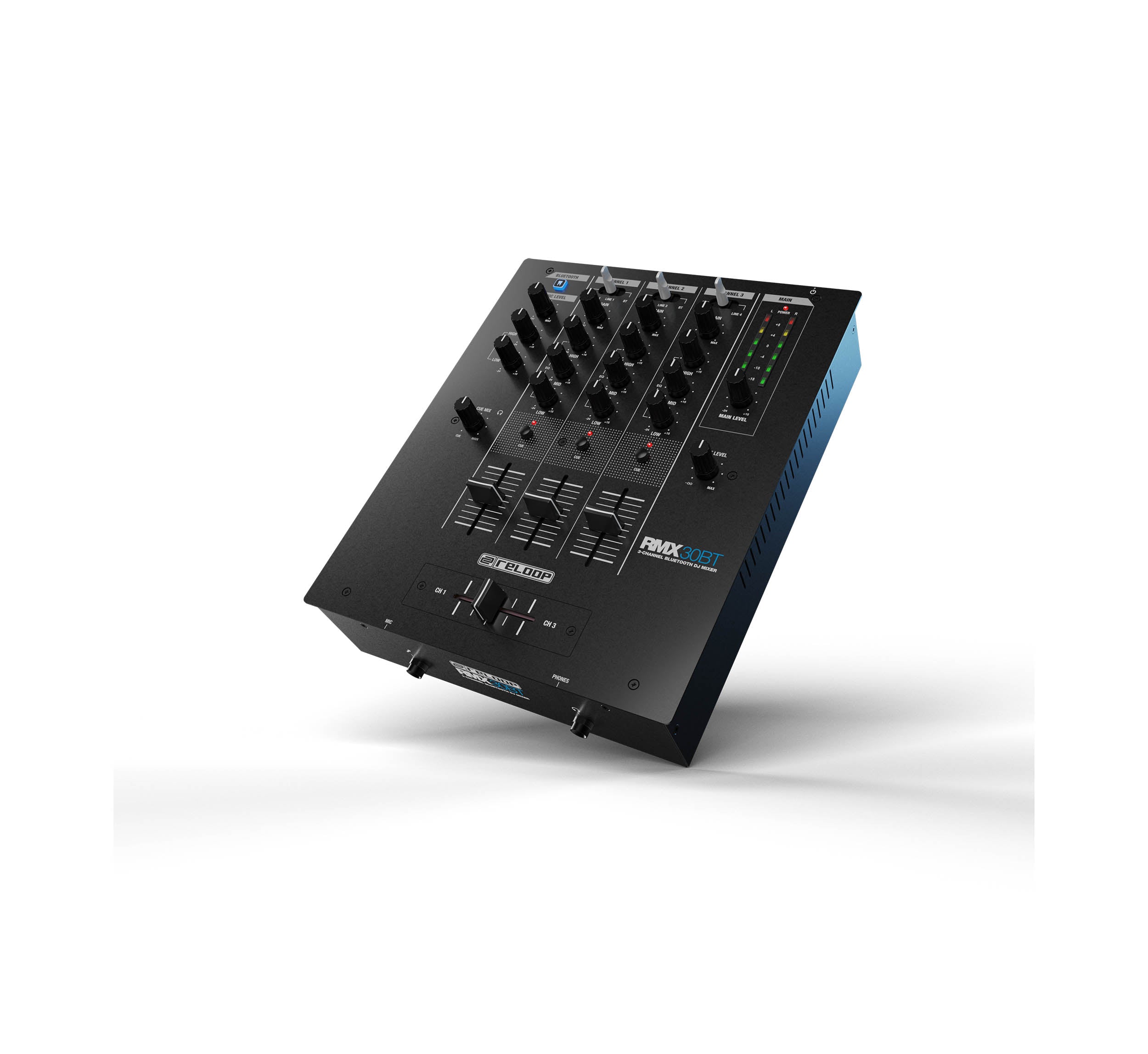 Reloop RMX-30 BT 3-Channel Bluetooth DJ Mixer with Bluetooth by Reloop