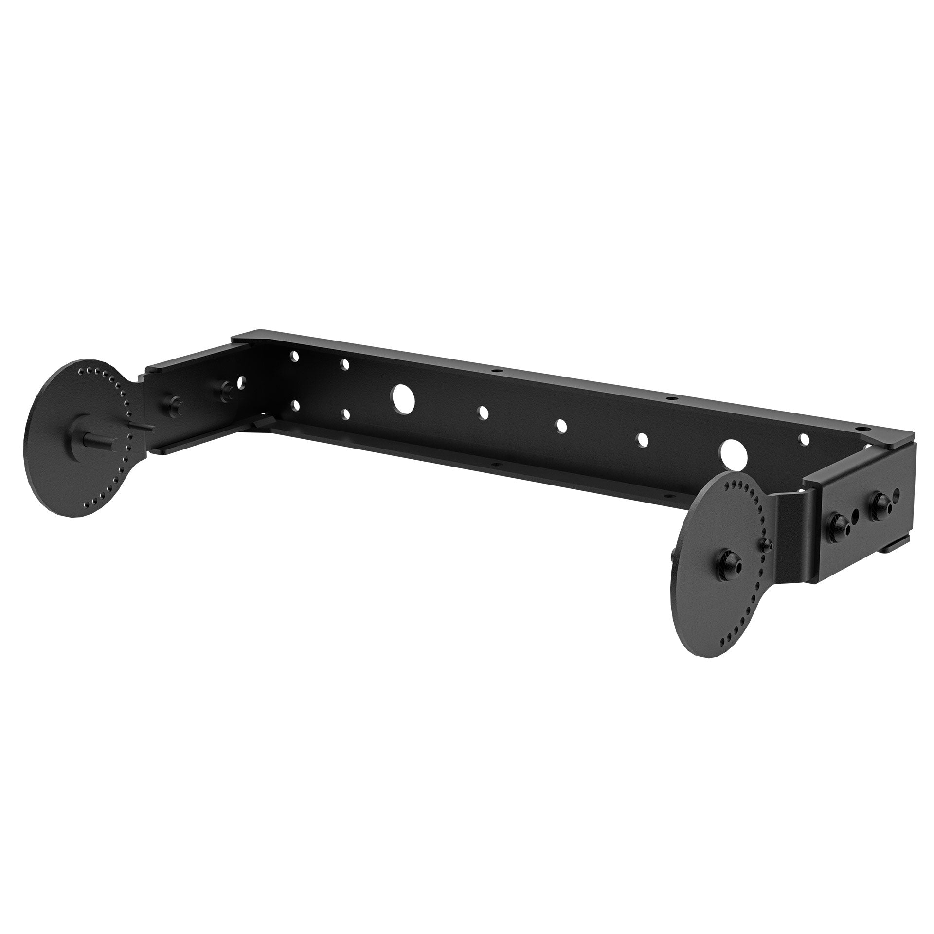 RCF H-BR 007, Pair of Brackets for Horizontal Wall Mounting of 10-Inch Compact M 10 and NX 910 Cabinets - Black by RCF