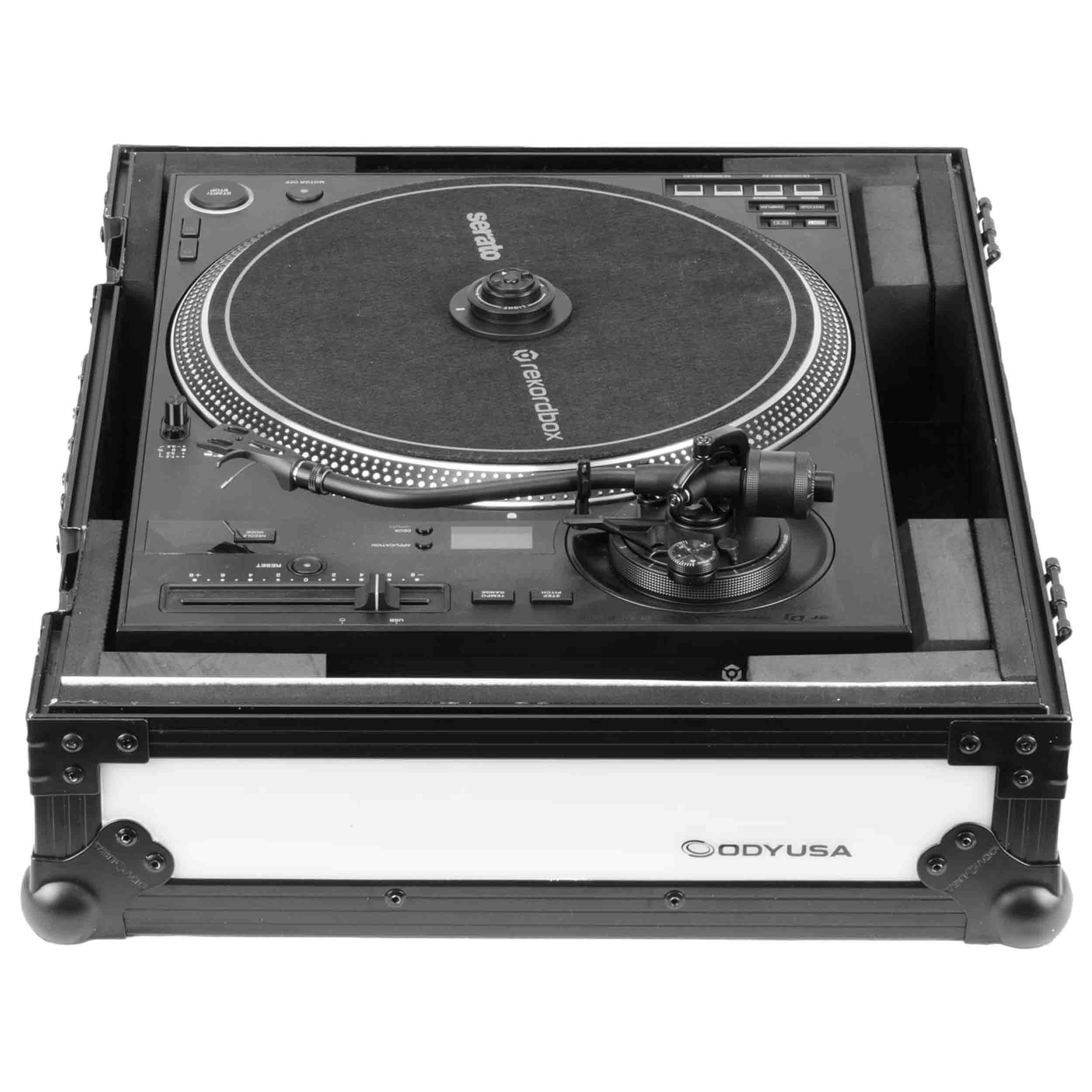 Odyssey FFXCRSS121200BL,Turntable Flight FX Case for LED Black Label Pioneer DJ PLX-CRSS12 and Technics 1200 by Odyssey