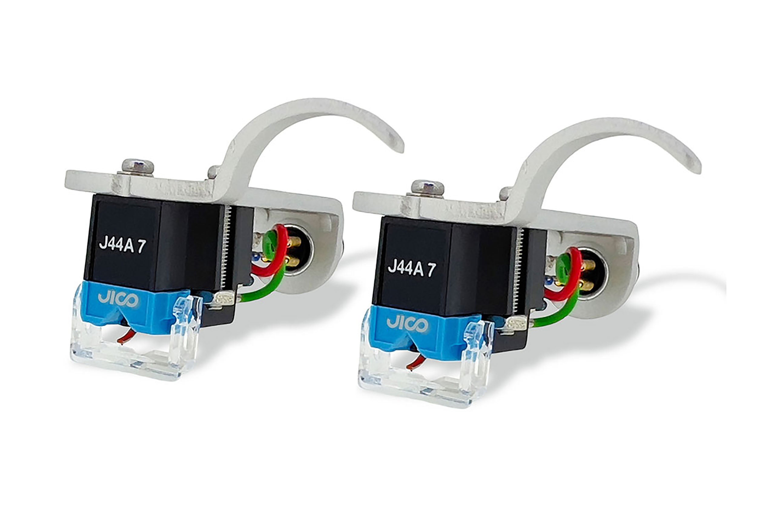 Jico J-AAC0835, Improved SD Cartridges Mounted on Silver Jico Headshells - 2 Pack by Jico