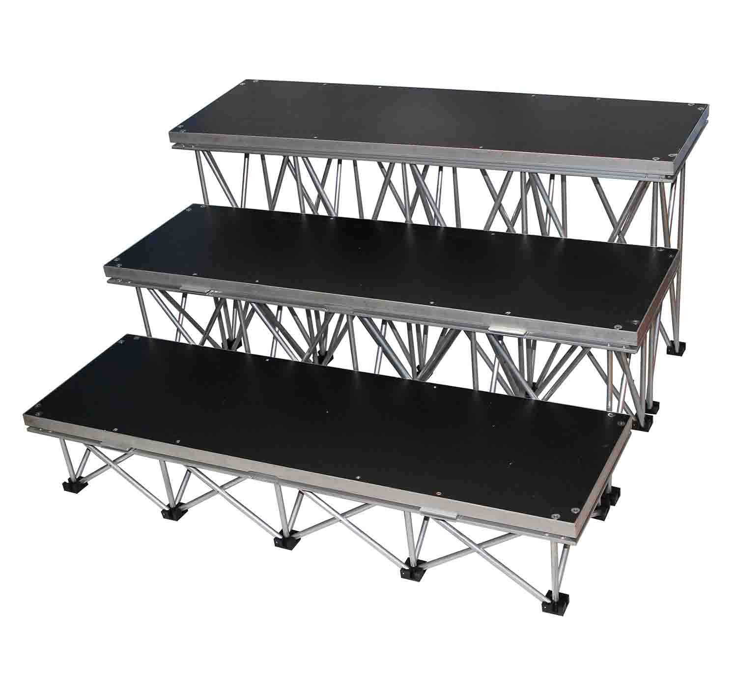 ProX XSF-3ST24 StageX 24 Inch Three Step Package for 32 Inch Portable Stage by ProX Cases