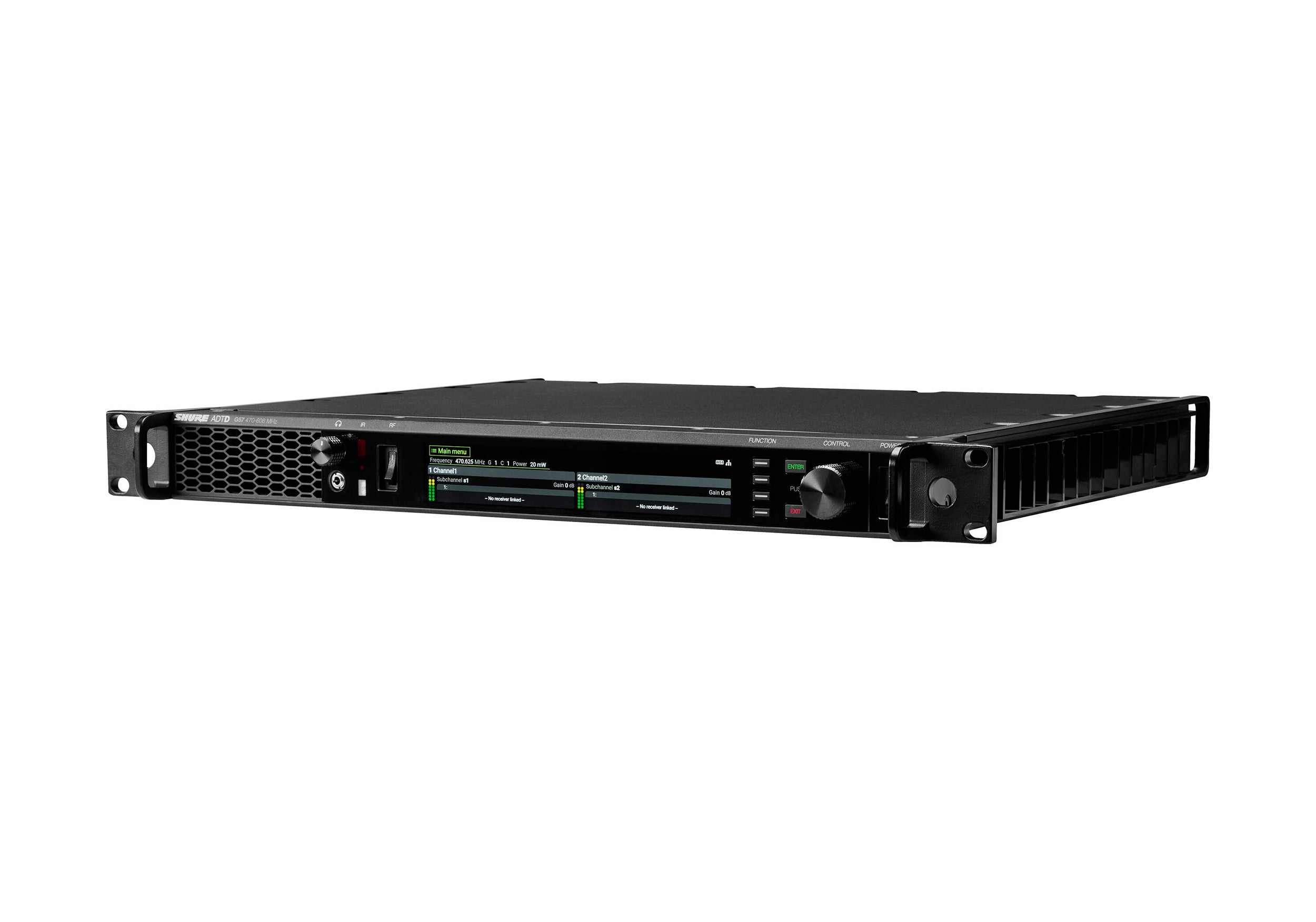 Shure ADTDUS-G57, Axient Digital PSM Dual Transmitter - G57 (470 to 608 MHz) by Shure
