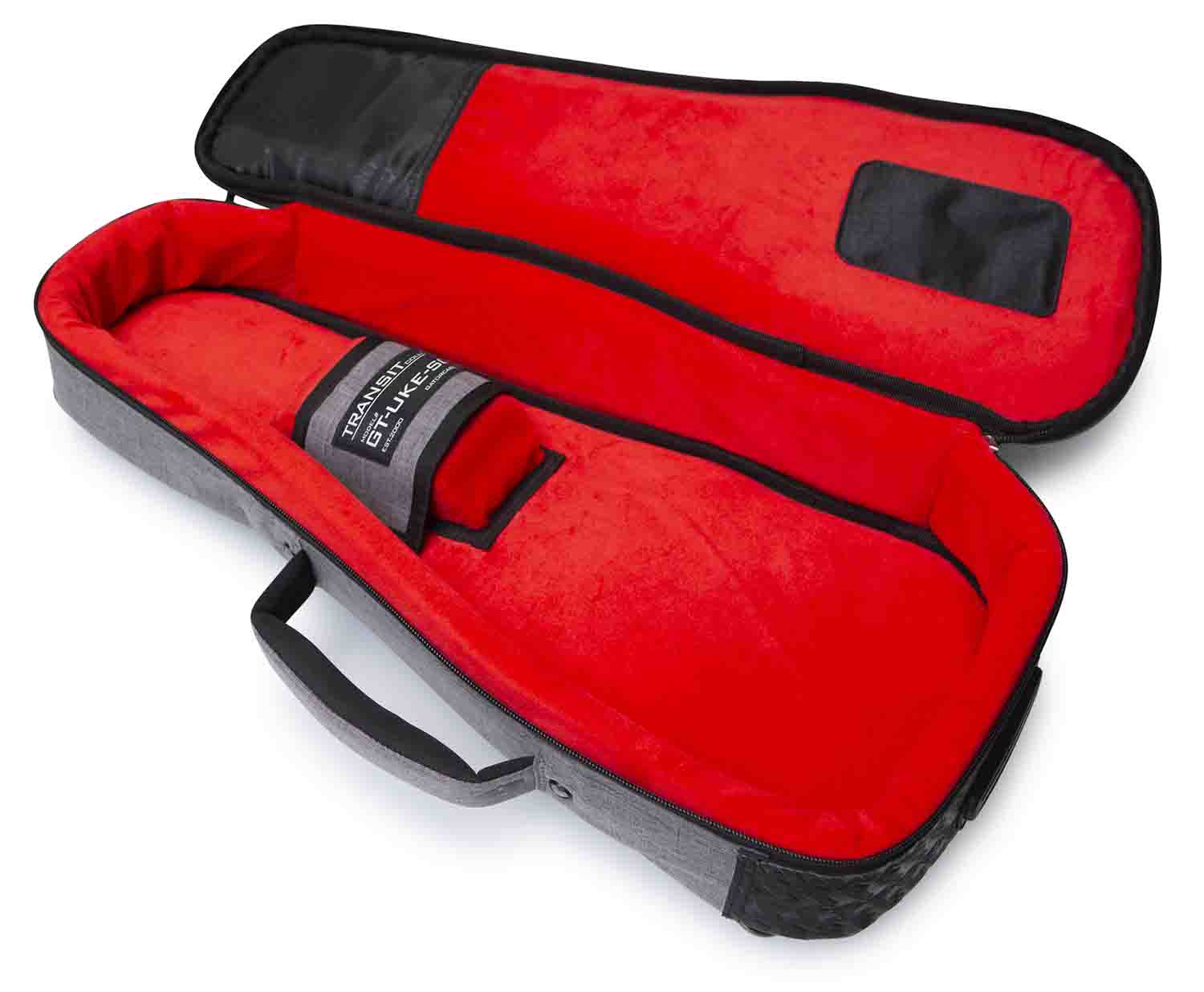 Gator Cases GT-UKE-SOP-GRY Transit Series Bag for Soprano Ukulele - Grey by Gator Cases