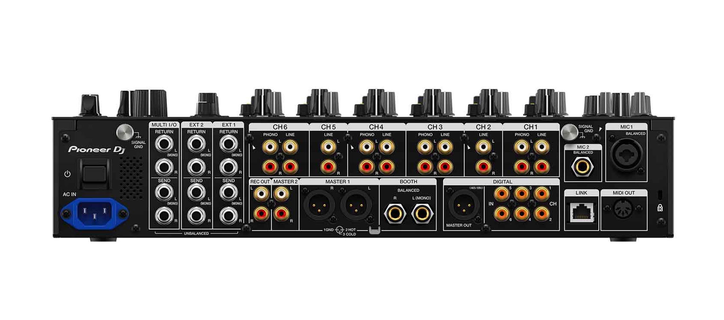 Open Box: Pioneer DJ DJM-V10-LF, 6-Channel Professional DJ Mixer with Long Fader by Pioneer DJ