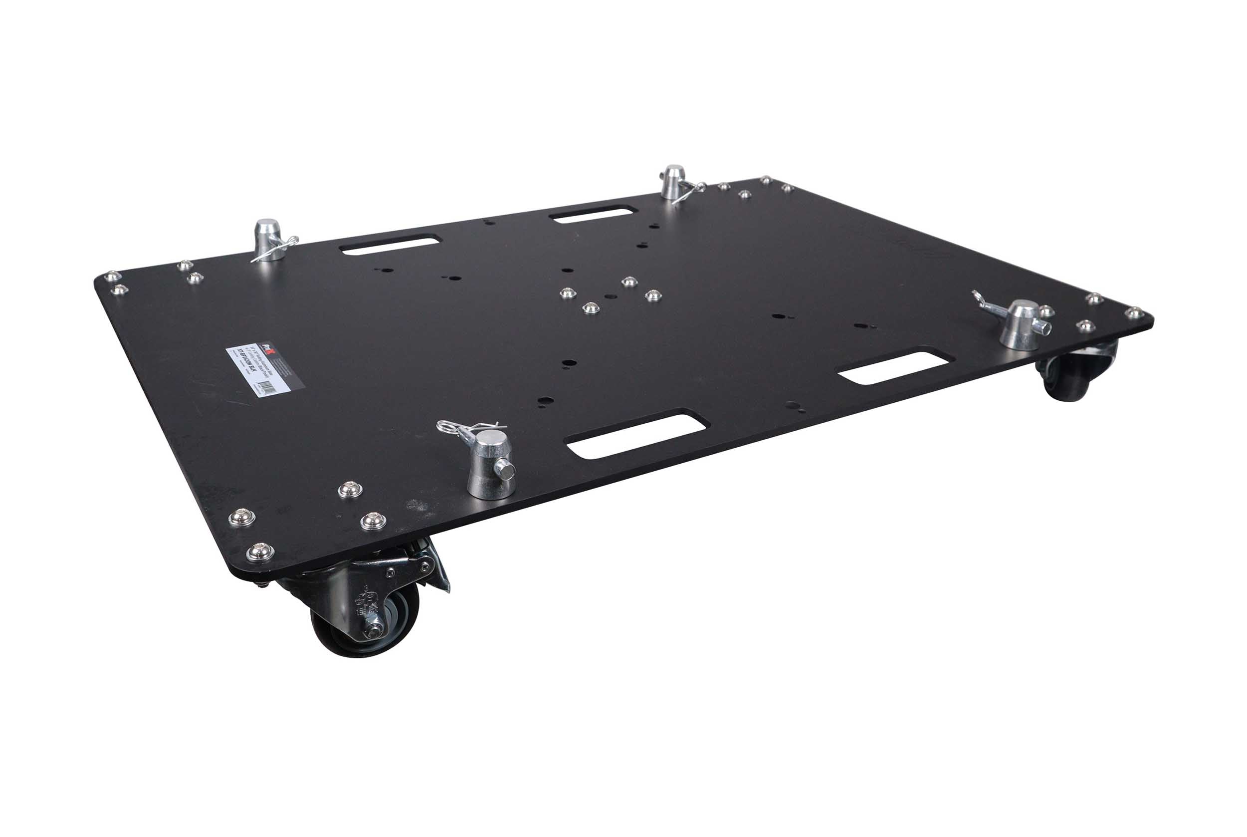 ProX XT-BP2430WBLK 24 x 30 inch Rolling Base Plate for Rapid Grid Modular Truss System with Locking Casters - Black by ProX Cases